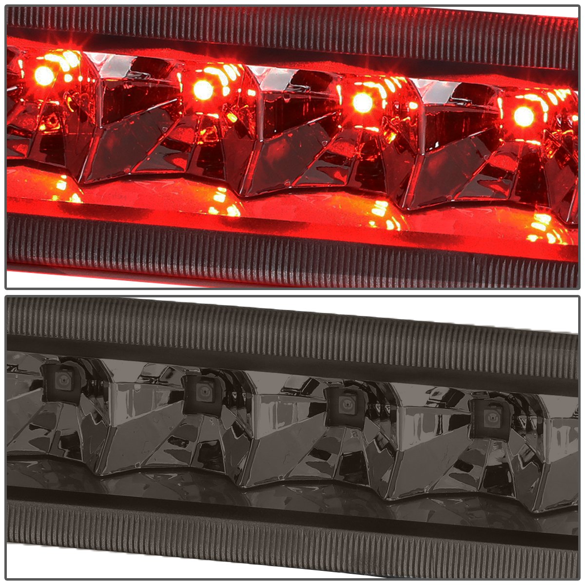 DNA MOTORING 3BL-FES01-LED-SM Smoked Lens LED Third Tail Brake Light [Compatible with 01-07 Escape / 05-07 Mariner]