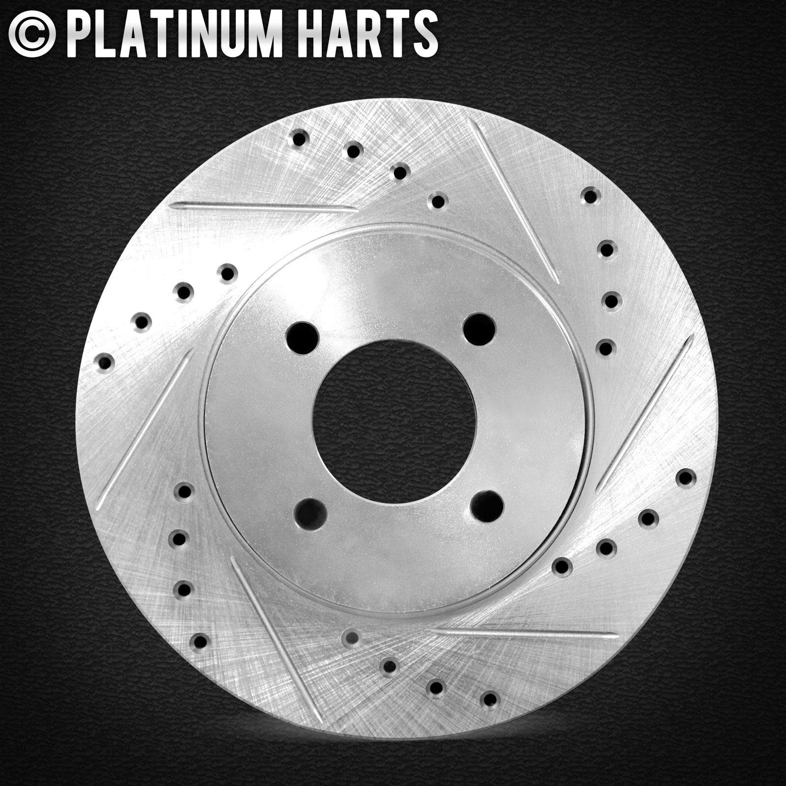 Hart Brakes Front Brakes And Rotors Kit |Front Brake Pads| Brake Rotors And Pads| Heavy Duty Brake Pads And Rotors - Phcf.66071.