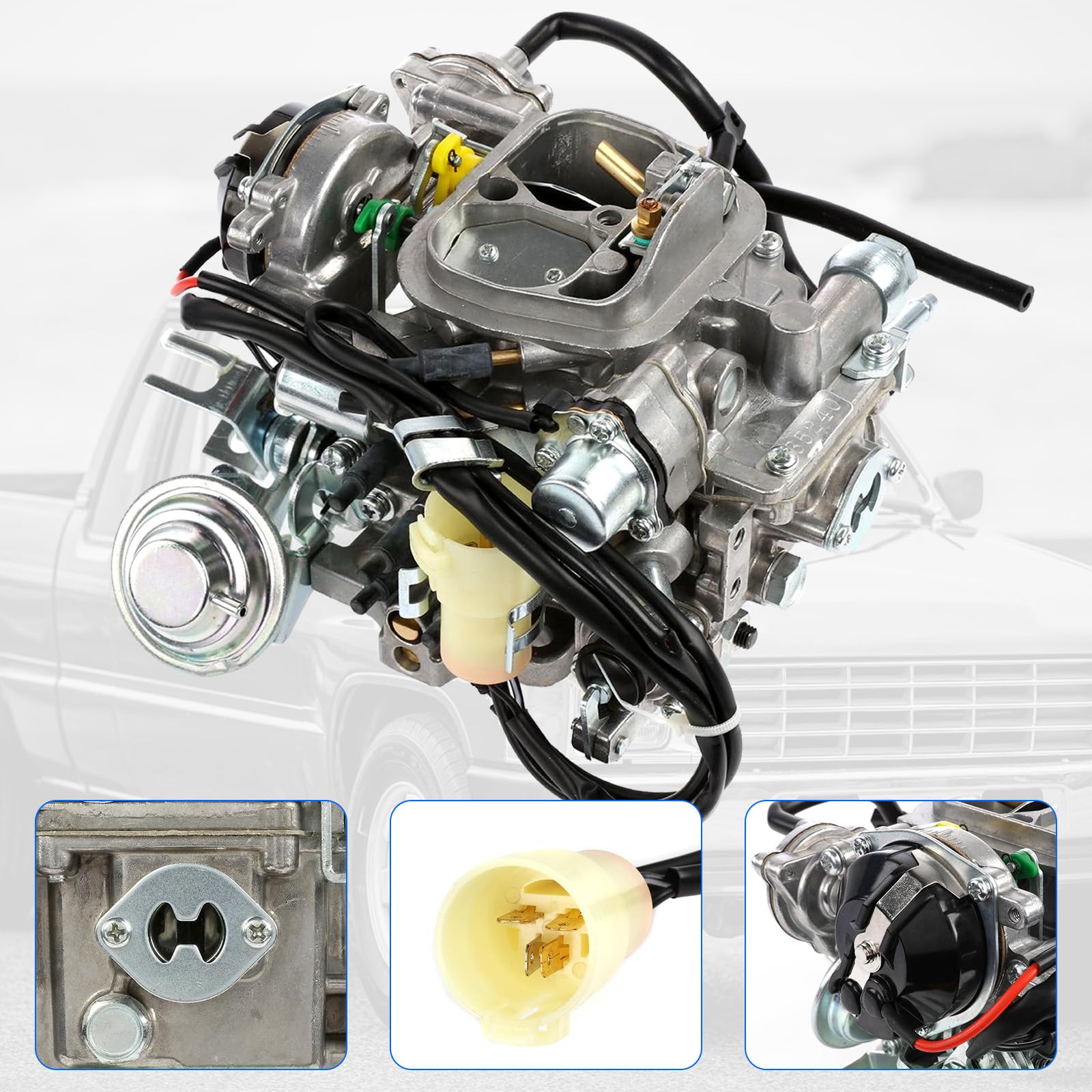 Partol 22R Carburetor For Toyota Pickup Carburetor 1981-1987 Toy-505 Toy-507 2.4L Carburetor Carb, Automatic Choke (35290/2.4L 2