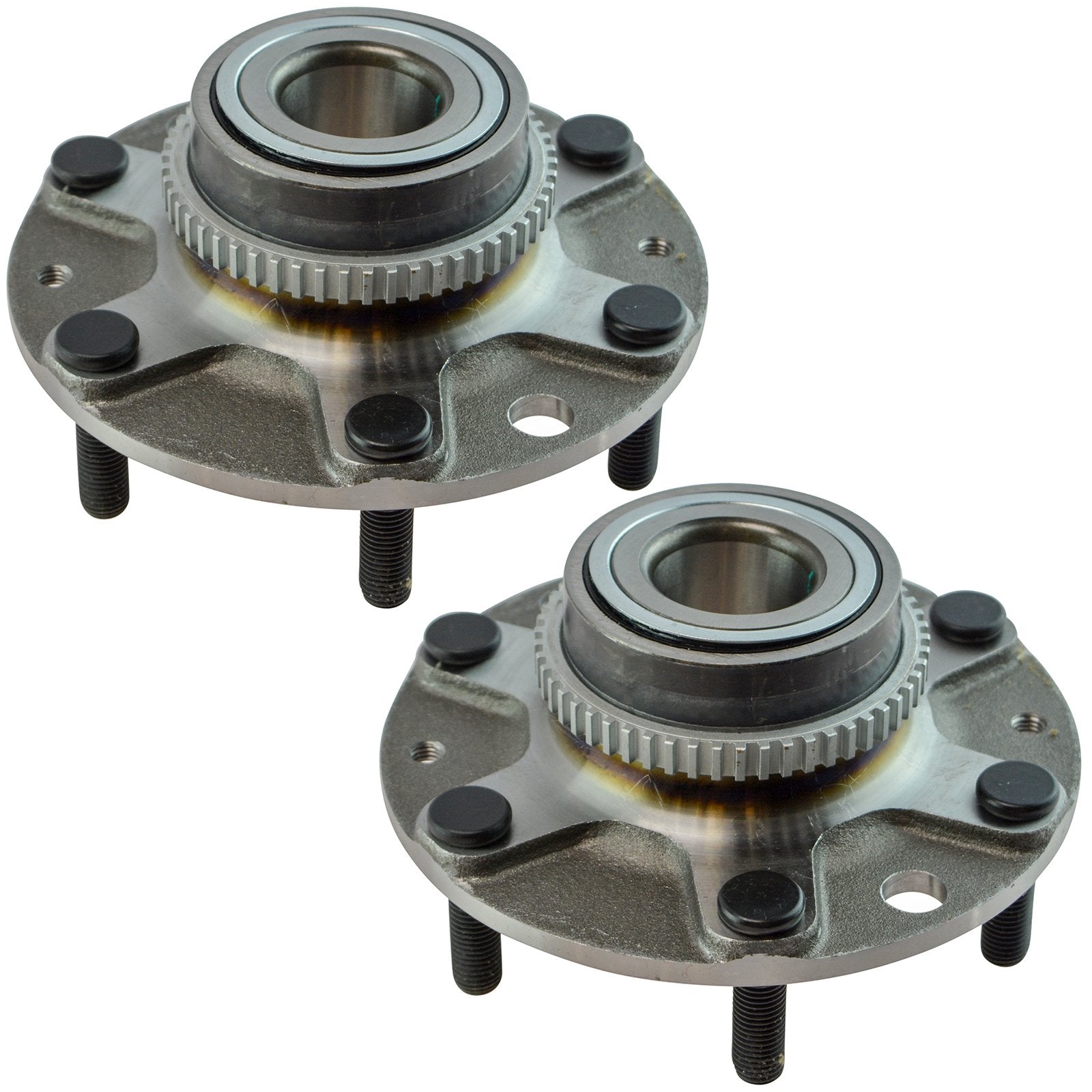 Trq Rear Wheel Hub Bearings Assembly Set Compatible With 2007-2008 Hyundai Entourage 2006-2014 Kia Sedona