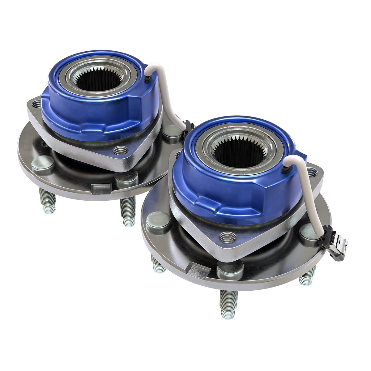 Front Wheel Bearing - Set Of 2 - Compatible With Chevy, Buick, Cadillac, Oldsmobile, Pontiac - Impala, Monte Carlo, Century, Gra