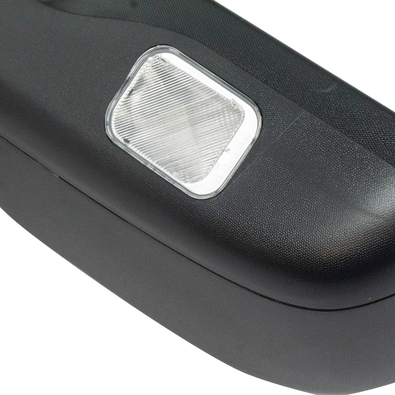 Trq Right Mirror With Heat With Puddle Light With Spotter Mirror With Textured Cover Passenger Side Compatible With 2011-2012 Fo