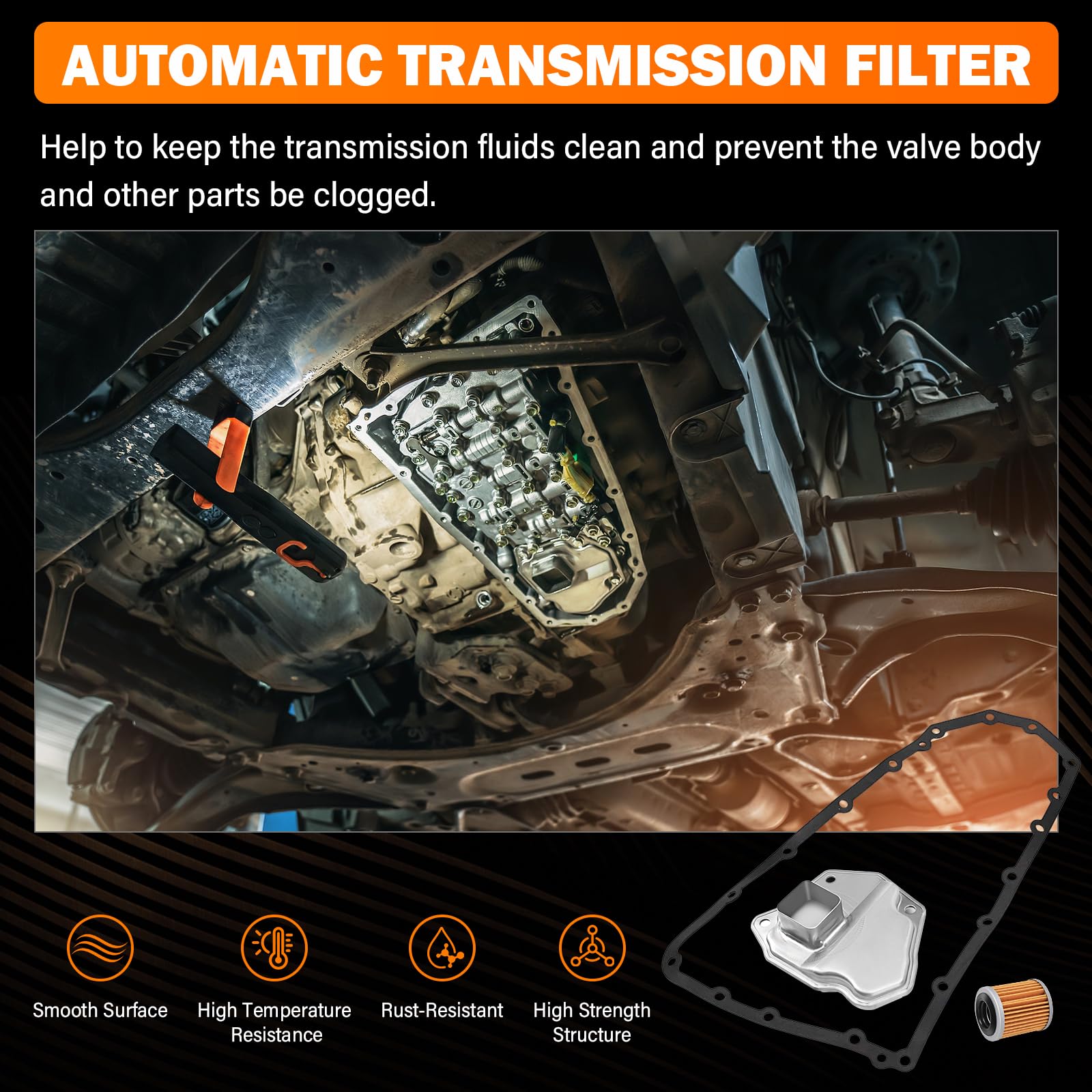 Automatic Transmission Filter Cvt Oil Cooler Filter Oil Pan Gasket Kit For Nissan Altima Rogue Juke Nv200 1.6 2.0 2.5 3.5L With