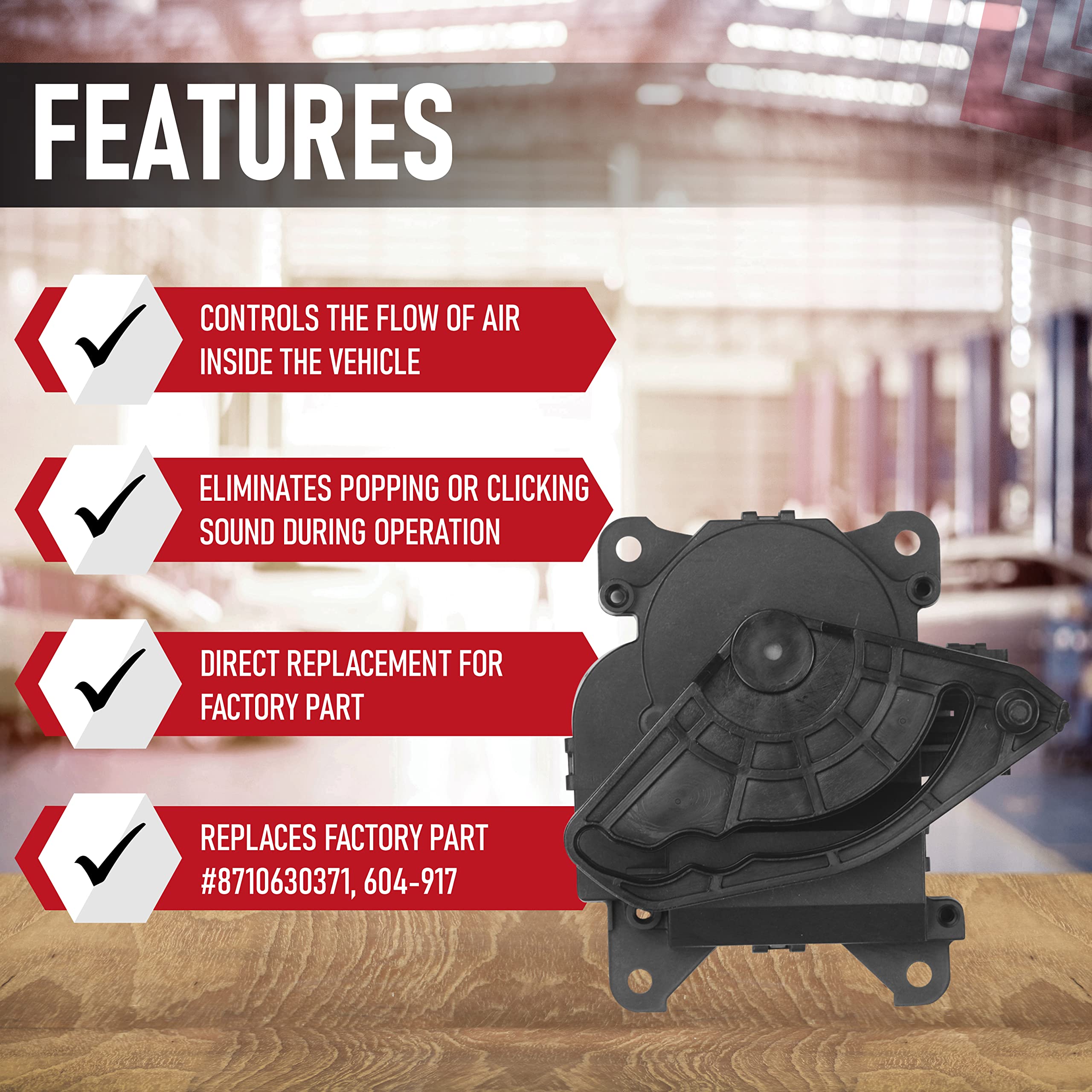 Hvac Air Blend Door Actuator Mode - Compatible With Lexus Vehicles - 97-05 Gs300, Gs400, Gs430, Is300, Rx300, 2002-2010 Sc430 -