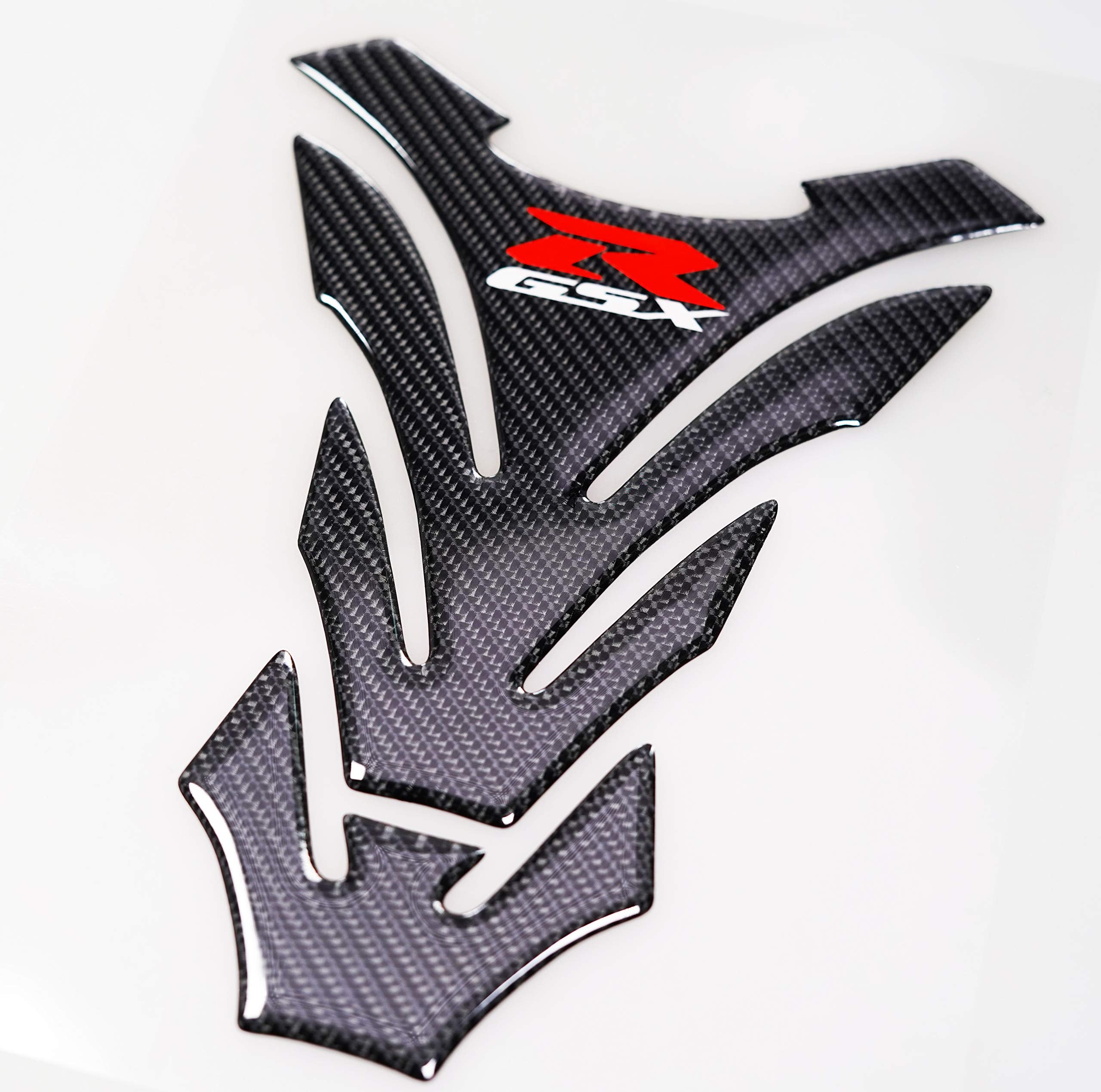 Revsostar 3D Black Rubber Side, Tank Pad Protector, Anti Slip Sticker, Tank Side Traction Pad, 3D Gas Cap, Fuel Cap Decal,Tank P