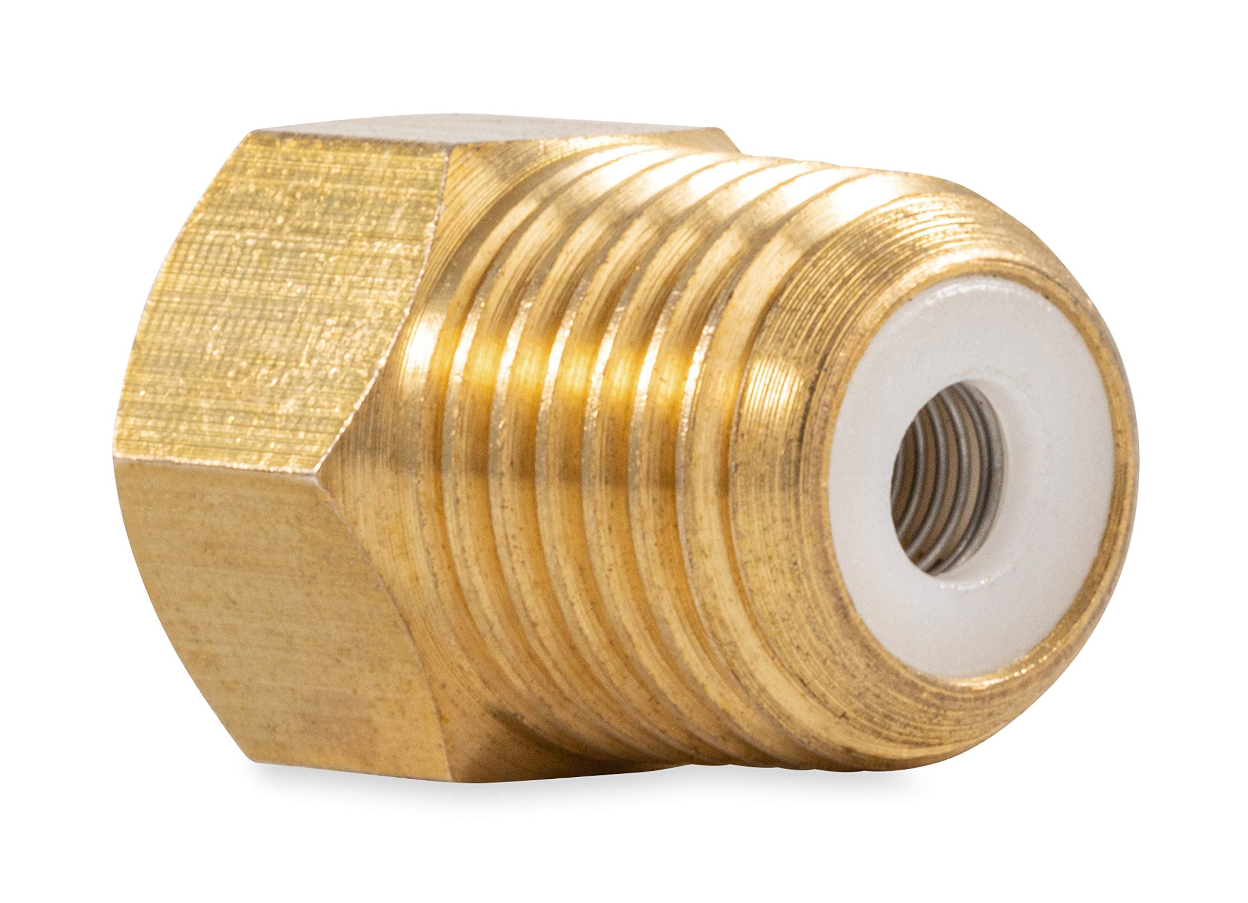 Camco 59954 1/4 Male Npt X 1/4 Female Propane Fitting Inverted Flare With Check Valve