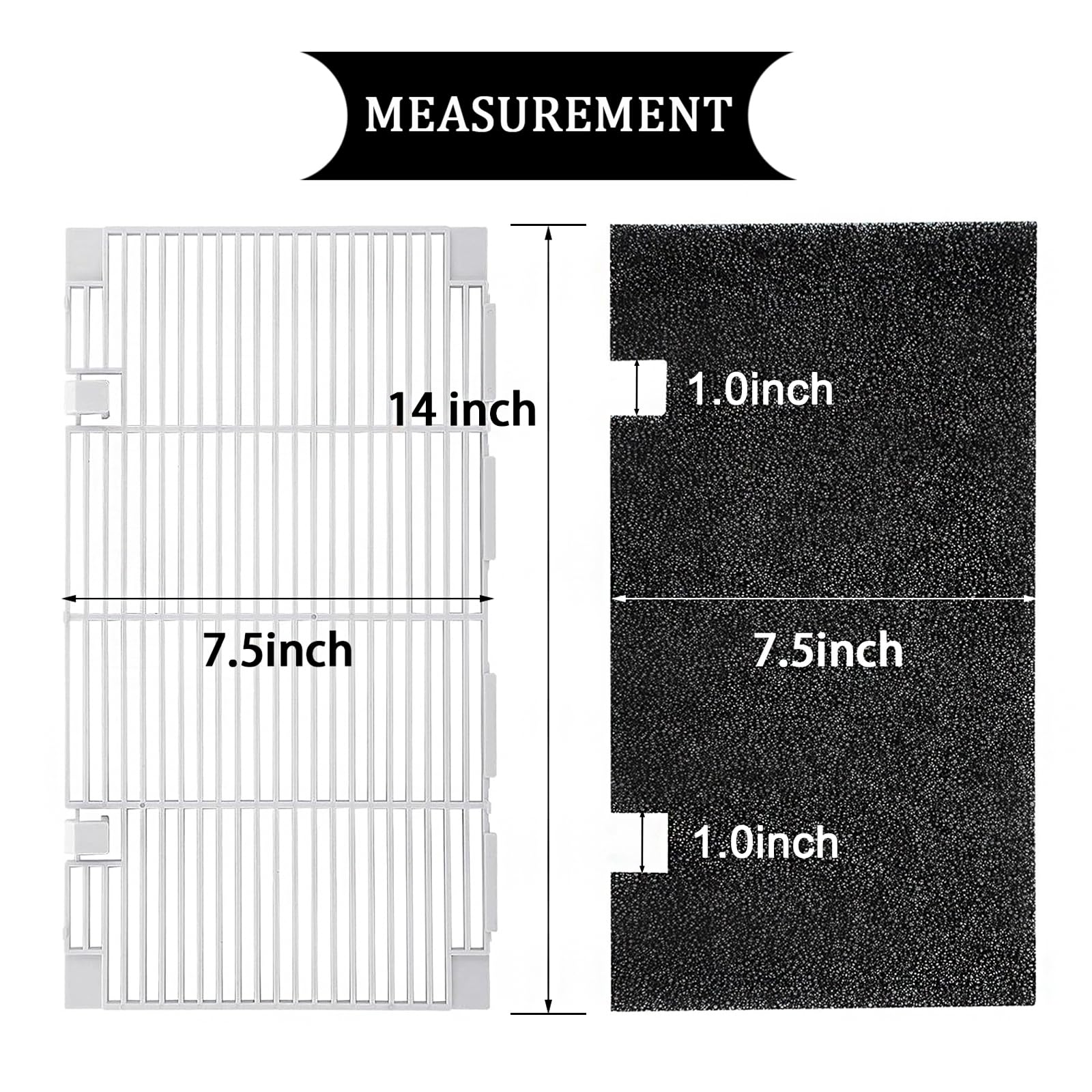 Dianrui Rv A/C Cover For Dometic Ac Cover Replacement For Dometic 3104928.019, Duo-Therm Rv Air Conditioner Grille Replacement,