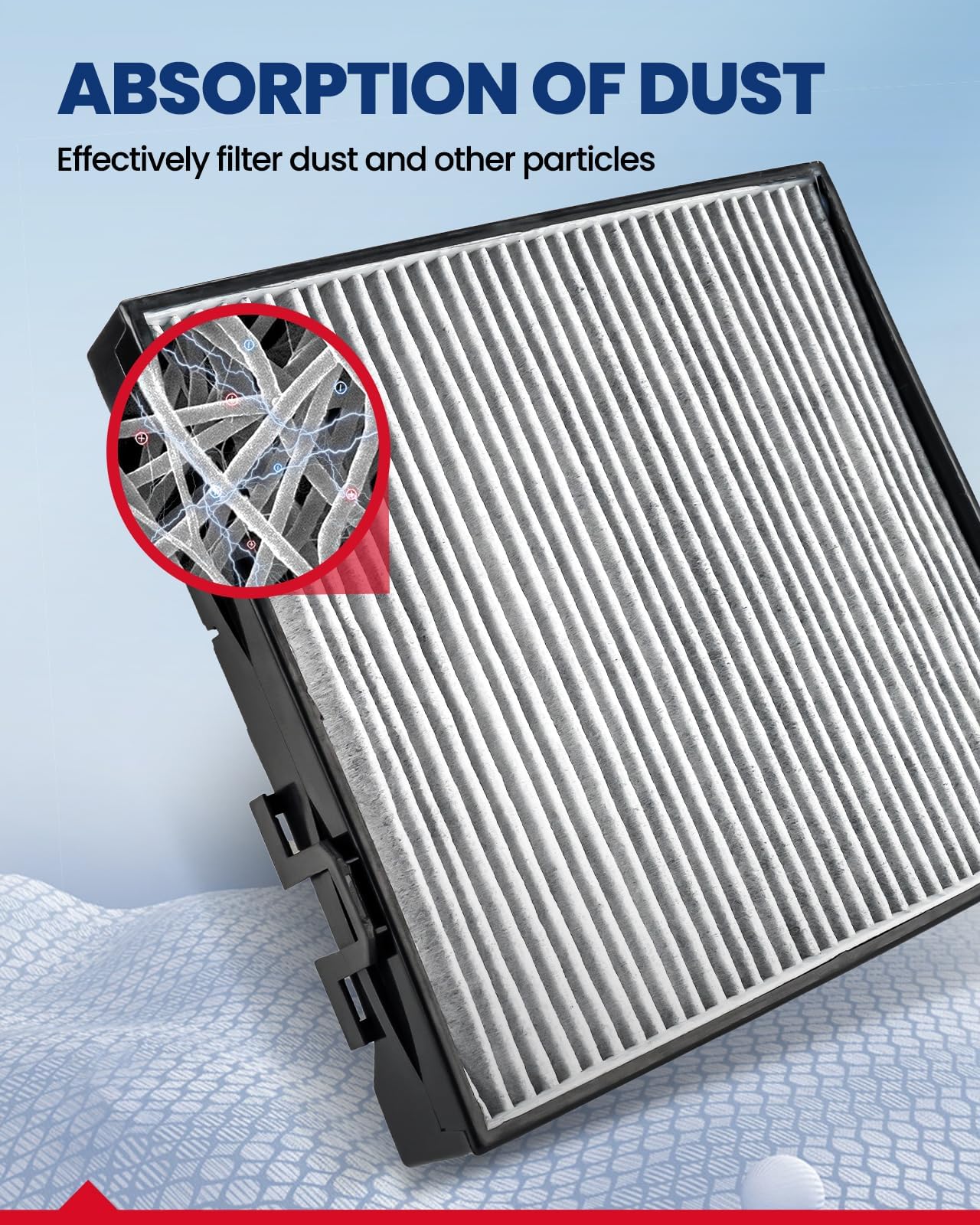 Kax Cabin Air Filter, Cf10745 Replacement For Subaru Forester 2003 2005 2006 2007 2008, W/Activated Carbon Passenger Compartment