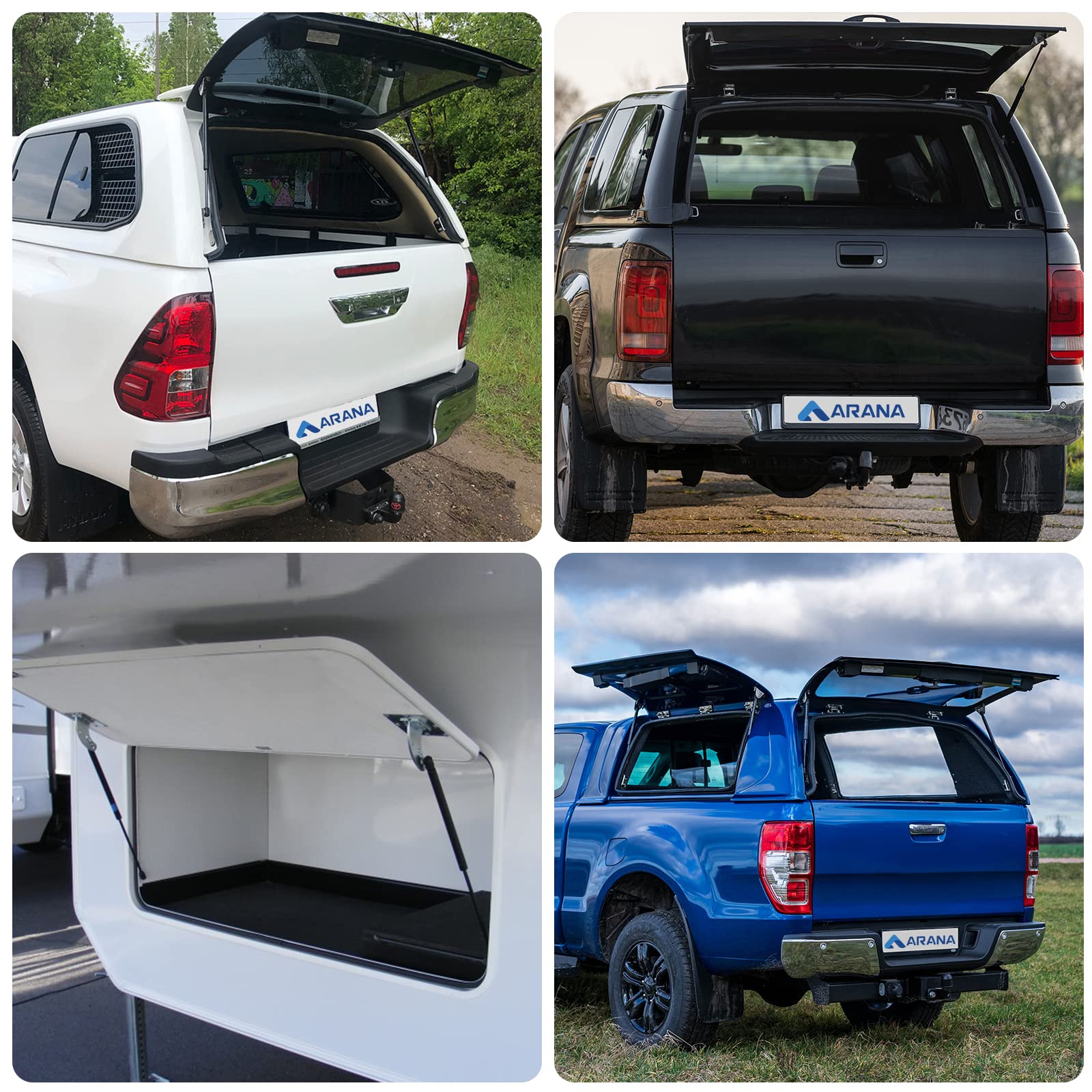 Arana C1608584 14 Inch 60 Lb Gas Struts Spring Shock 6921 14 '' 60Lb Lift Support For Motorhome Storage Door Camper Shell Truck