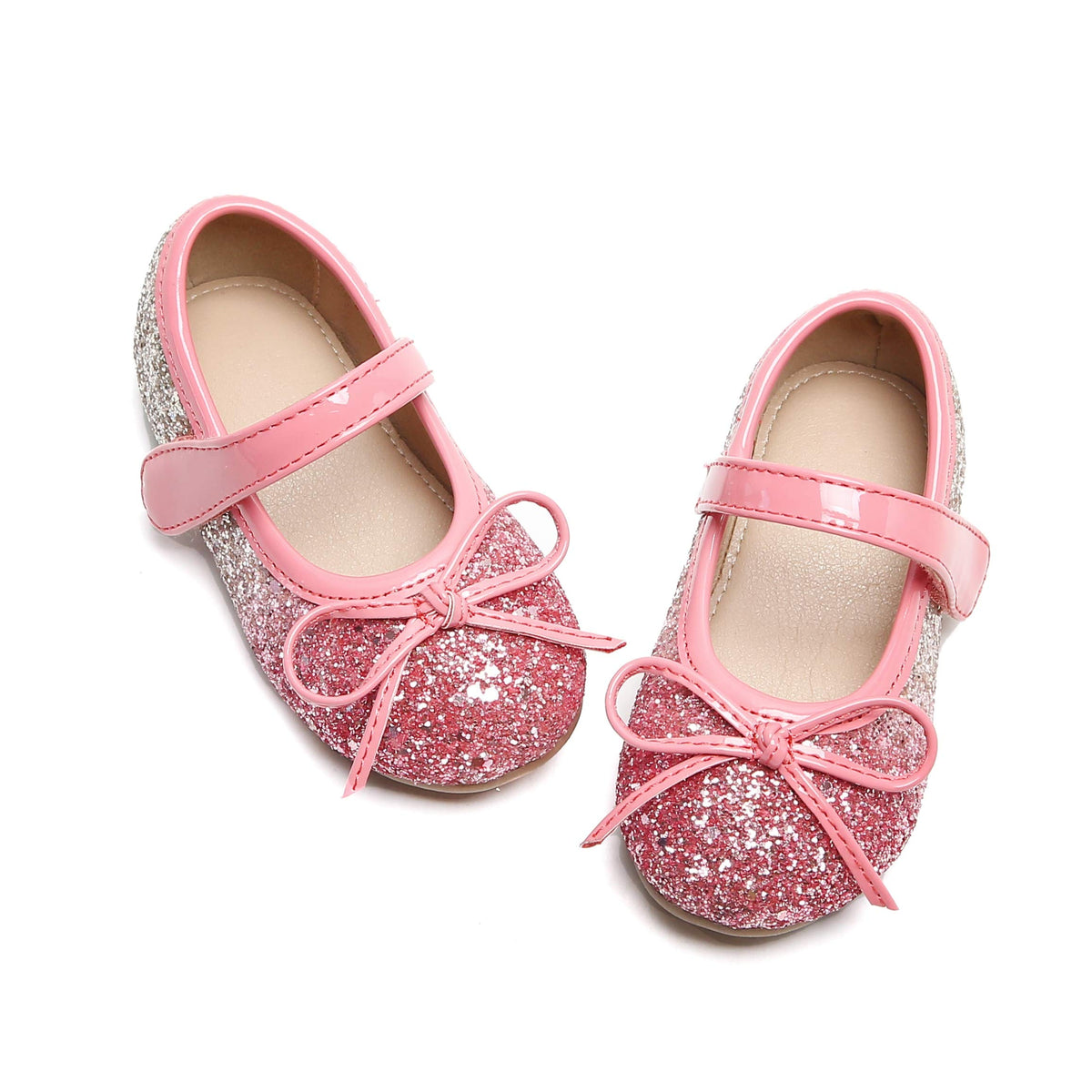 Otter Momo Toddlerlittle Girls Mary Jane Ballerina Flats Shoes Slip-On School Party Dress Shoes