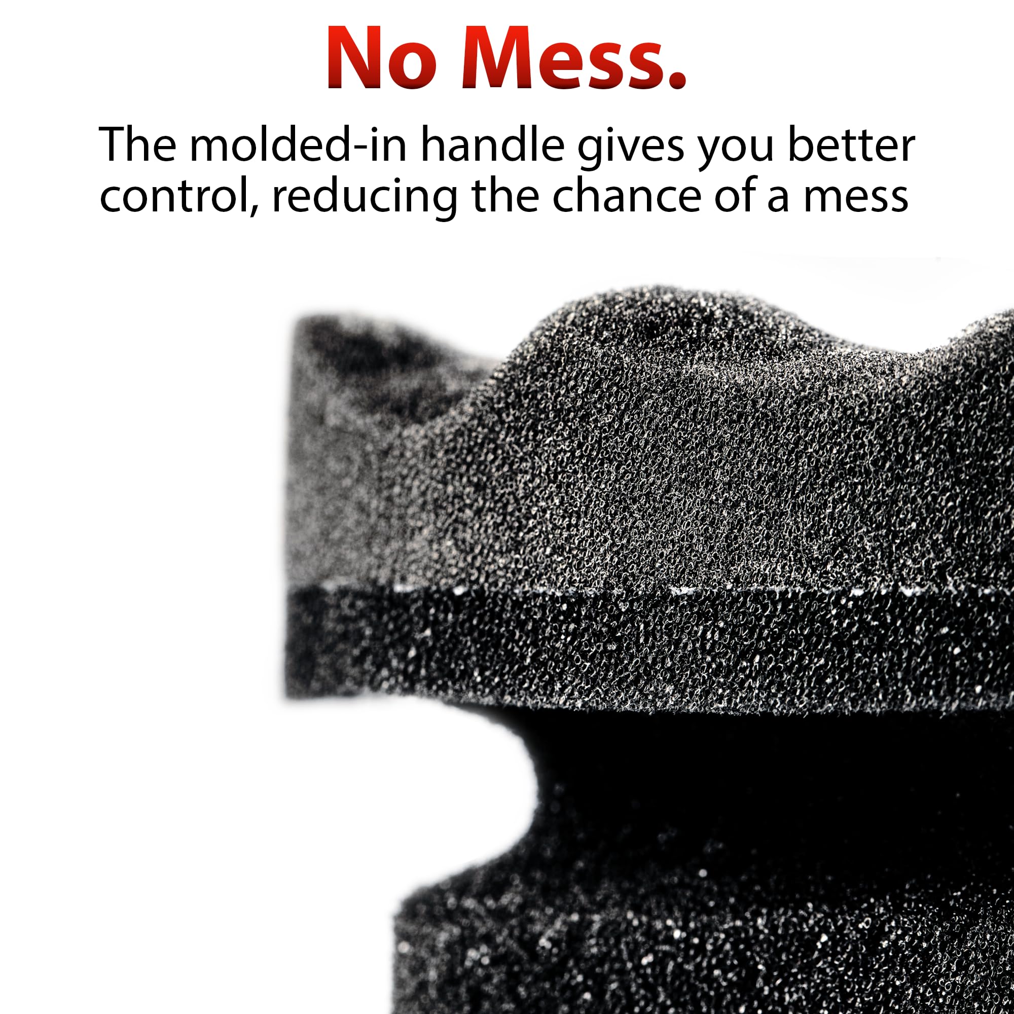 Adam'S Polishes Pro Tire Hex Grip Applicator - Tire Shine Car Detailing Foam Sponge Tool | Car Cleaning Supplies After Car Wash Leaner | For Vinyl Rubber & Trim Accessories | Wheel & Rim Cleaner