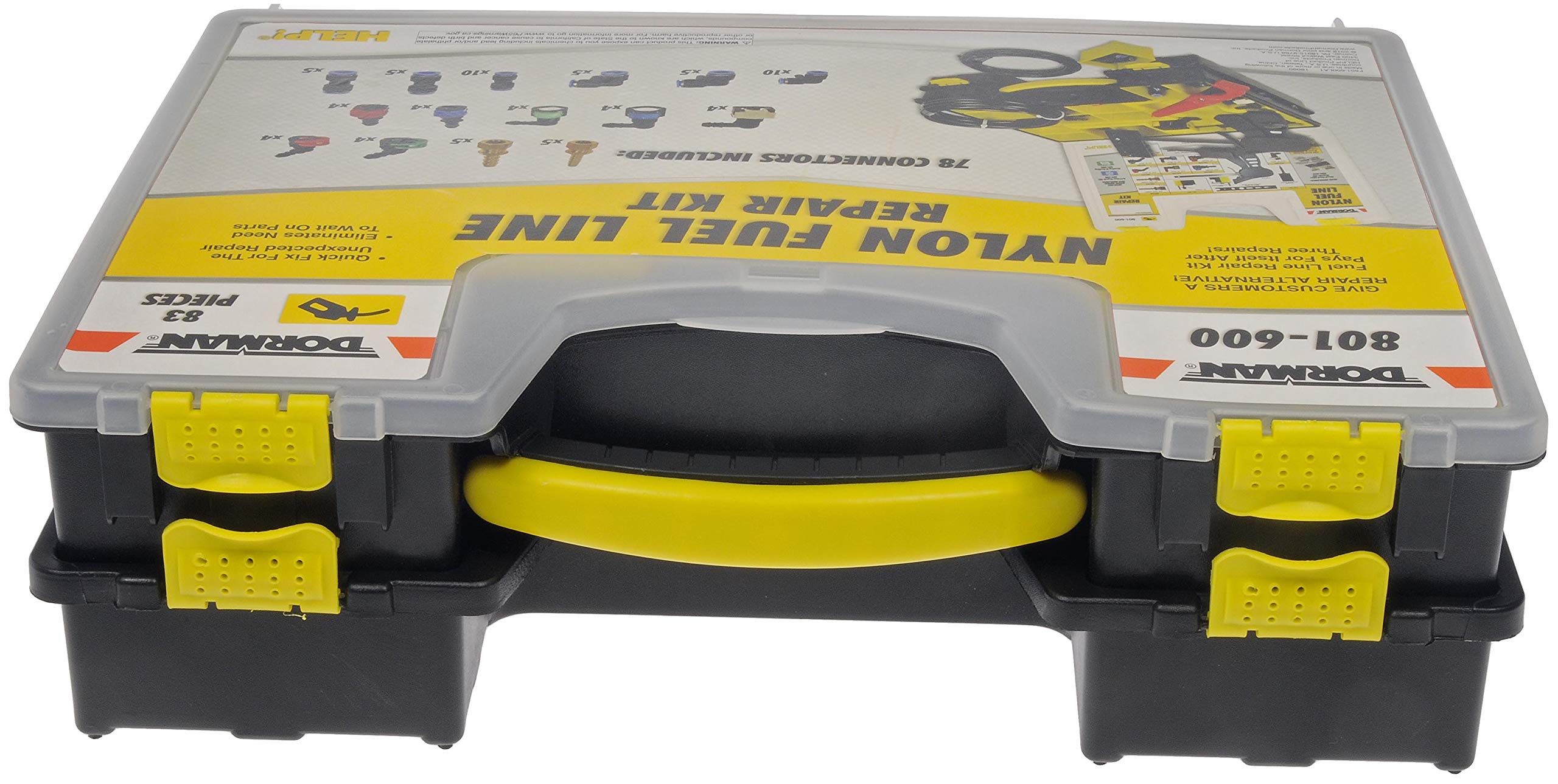 Dorman Fuel Line Repair Tech Tray, Nylon/Steel, Piccolo Size, Blue, Model 801-600
