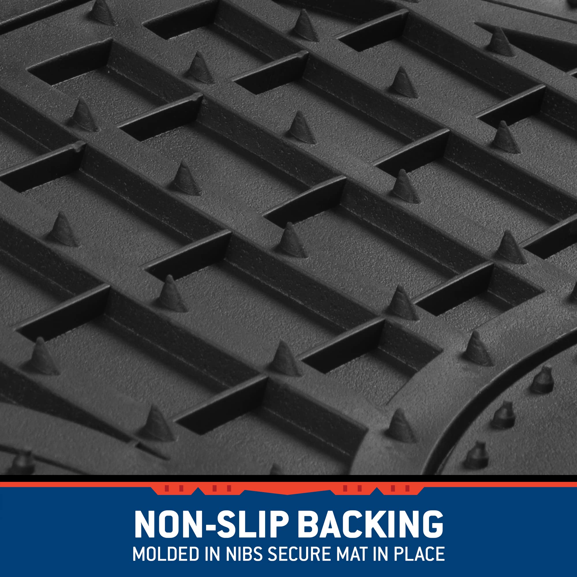 Bdk Warner Bros Dc Comics Armored Superman All Weather Heavy Duty Rubber Floor Mats Car Accessories, Universal Fit Car Mats, Non