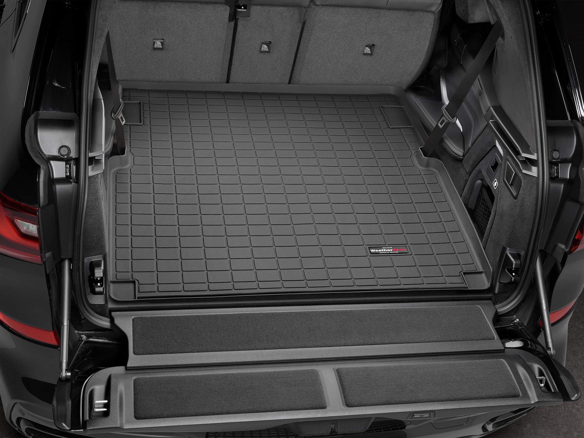 Weathertech Cargo Trunk Liner For Bmw X7 40I, X7 M50I, X7 50I, X7 M60I, Alpina Xb7 - Behind 2Nd Row (401262) Black