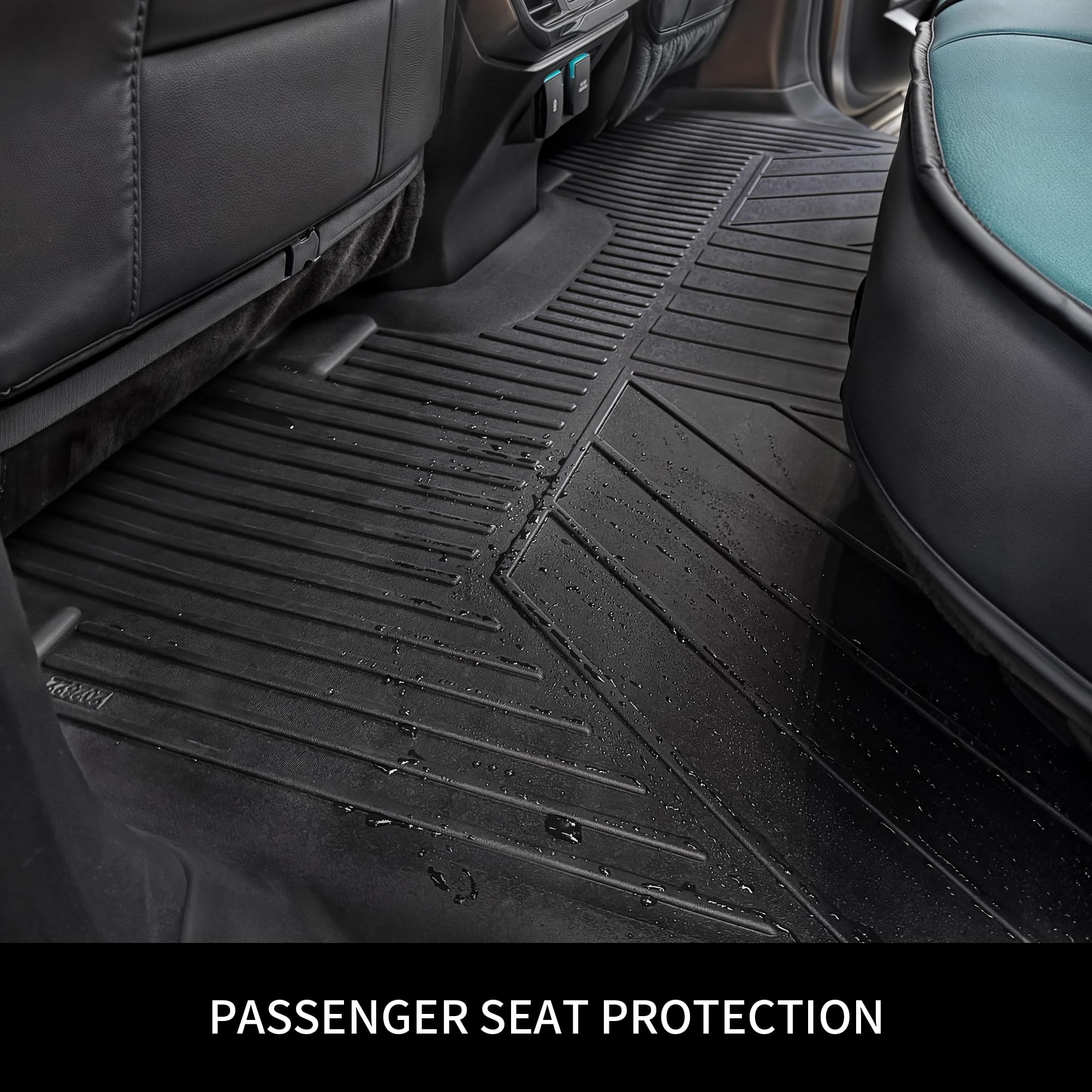 OEDRO Upgraded Floor Mats Fit for 2015-2025 Ford F-150/ F150 Lightning SuperCrew Cab(Not Fit Rear Seat with Under-Seat Fold Flat