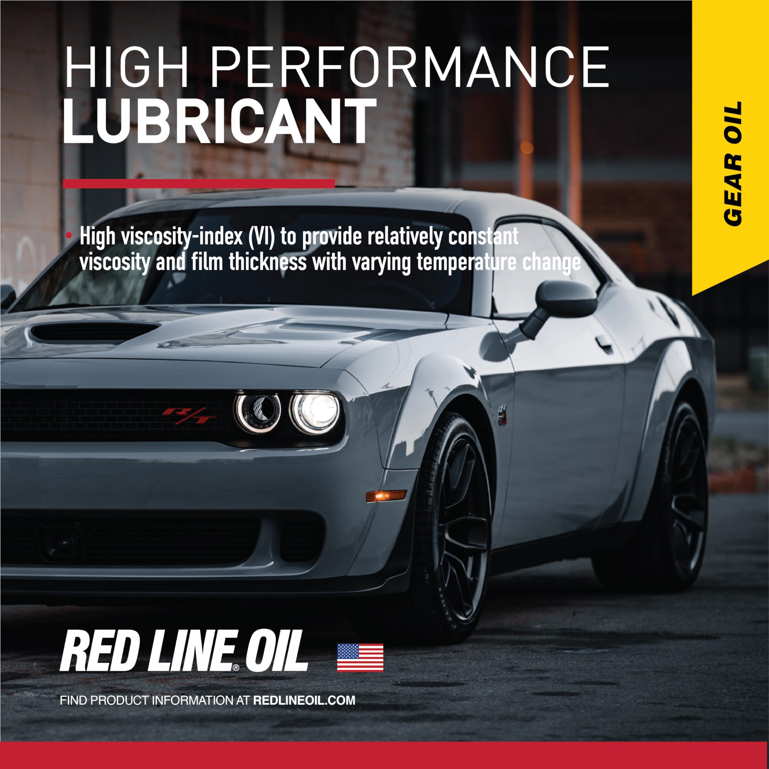 Red Line 57904 75W90 Gl-5 Synthetic Gear Oil For Hypoid Limited Slip Differentials - 1 Quart
