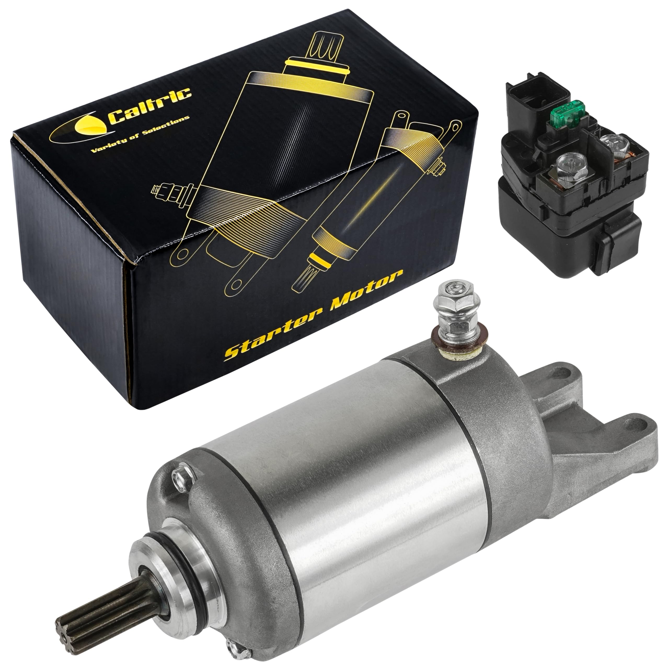 Caltric Starter & Relay Solenoid Compatible with Suzuki Lt-A450X Lta450X Kingquad 450 Axi 2007-2010
