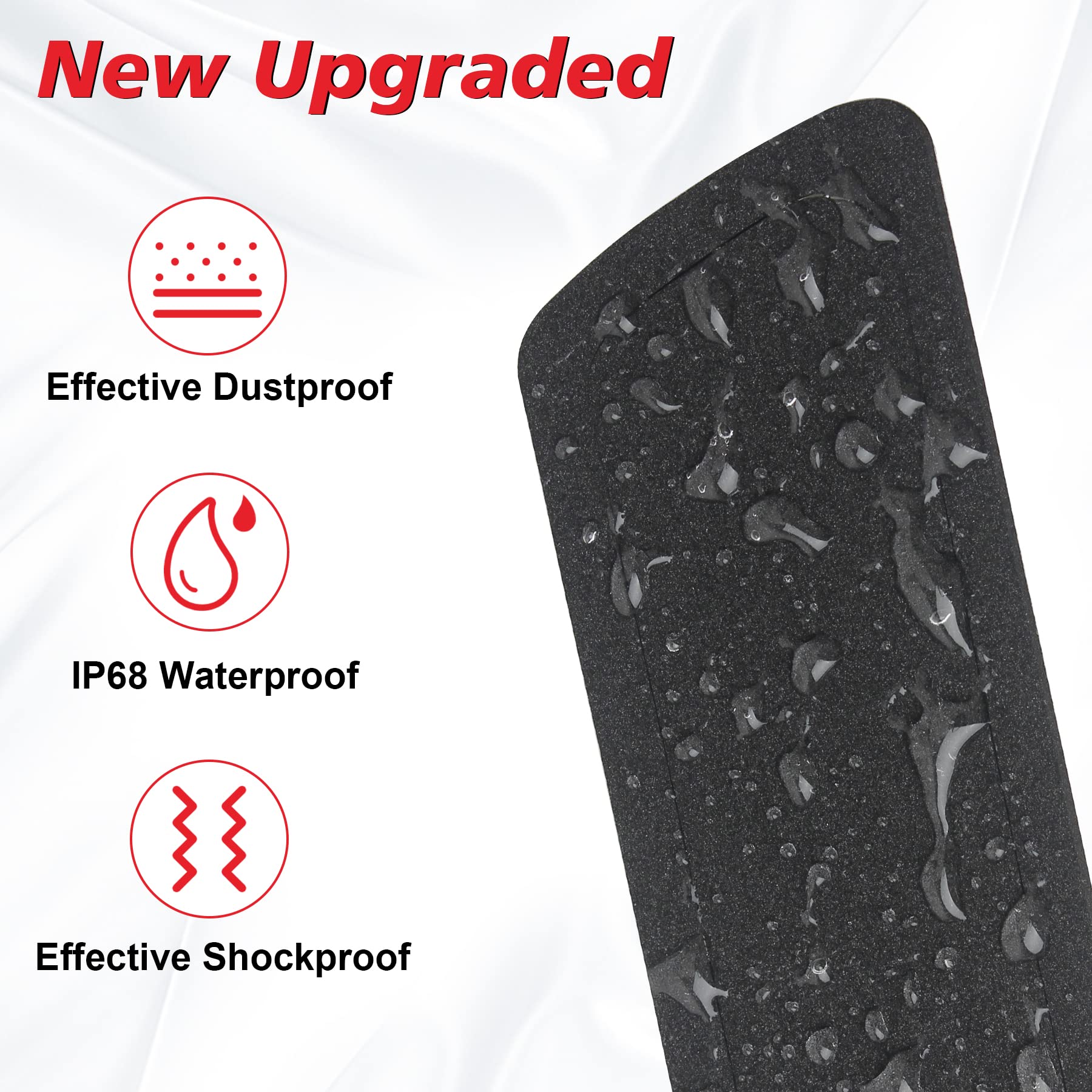 Hercoo 3Rd Third Brake Light Gasket Seal Compatible With Ford F150 2009 To 2014 Hight Mount Stop Lamp Assembly, Single Sided Adhesive