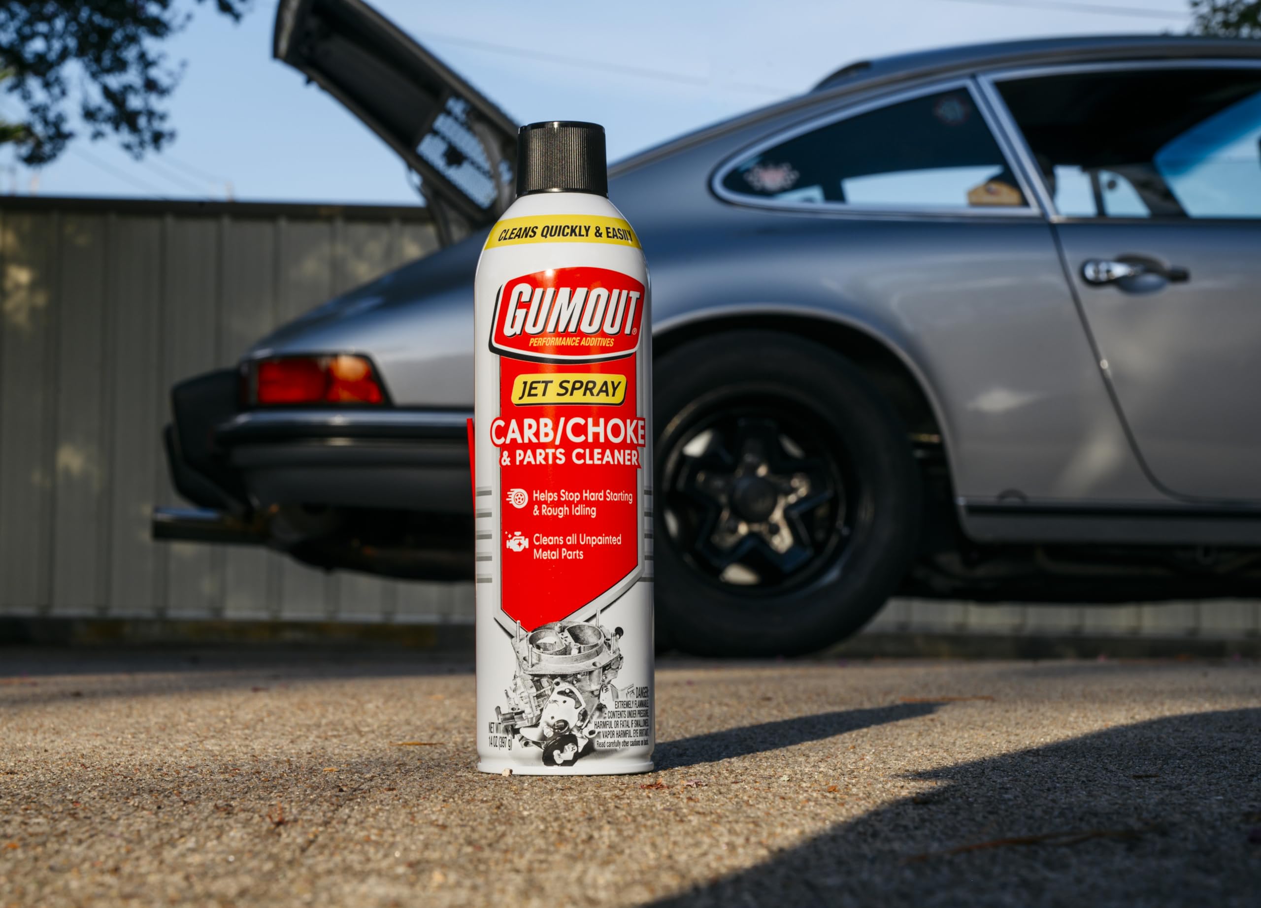 Gumout 800002231 Carb / Choke And Parts Cleaner, 14 Oz. - Cleans Carburetor, Brakes And All Unpainted Metal Parts Of Gum, Varnis