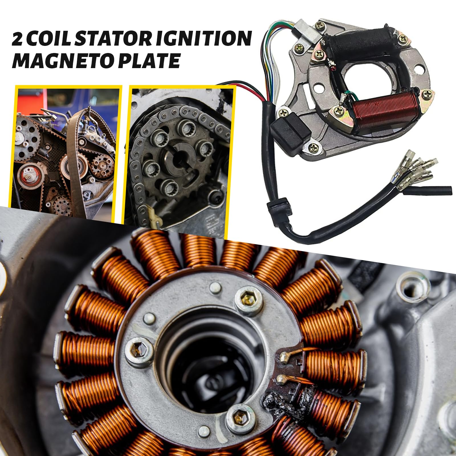 Complete Electrics Stator Coil CDI Wiring Harness - Endxedo Complete Wiring Harness Kit for 4 Stroke ATV KLX 50cc 70cc 110cc 125