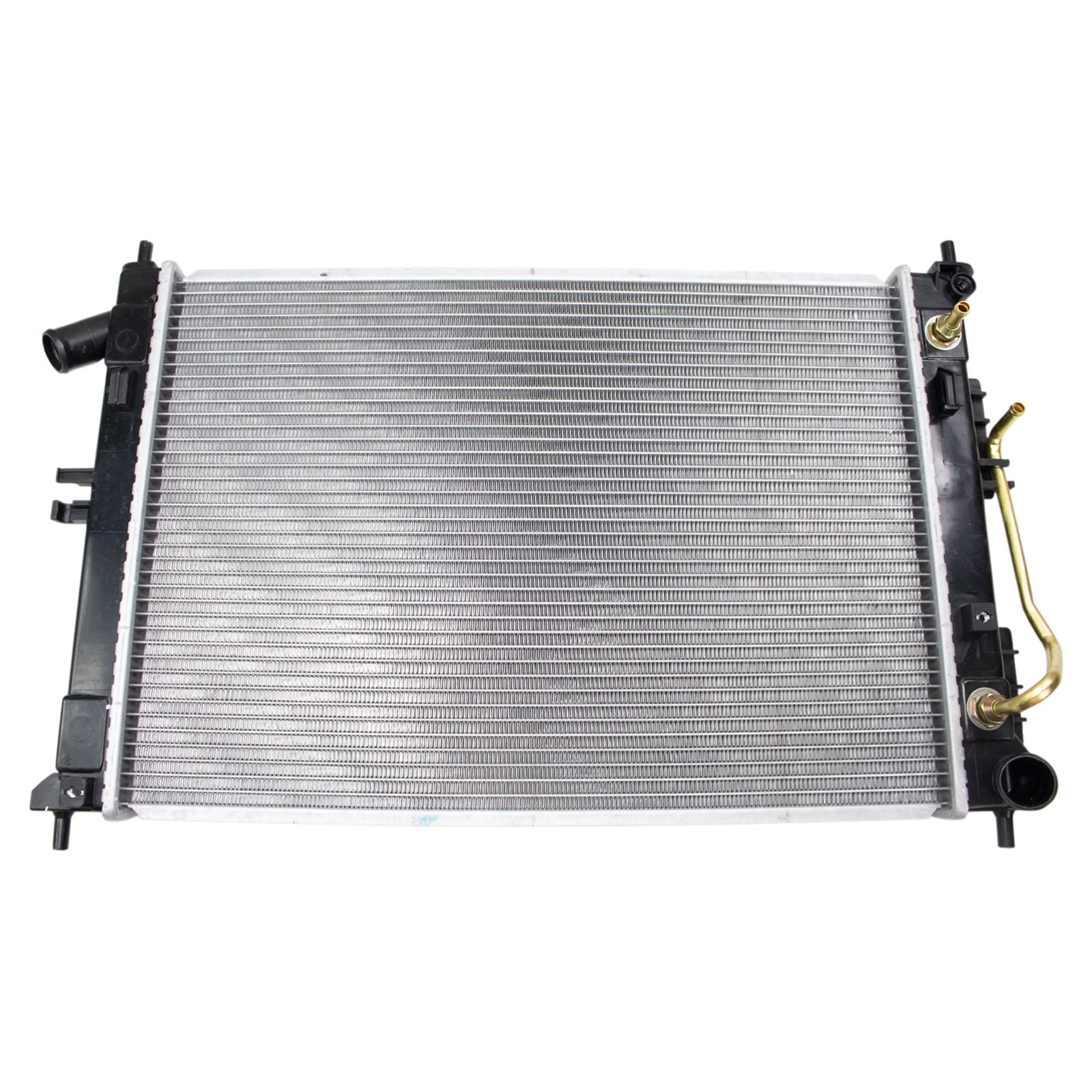 Trq Radiator Assembly Aluminum Core Compatible With 14-16 Hyundai Elantra 14 Elantra Coupe 16-17 Elantra Gt 15-18 Kia Forte 15-1
