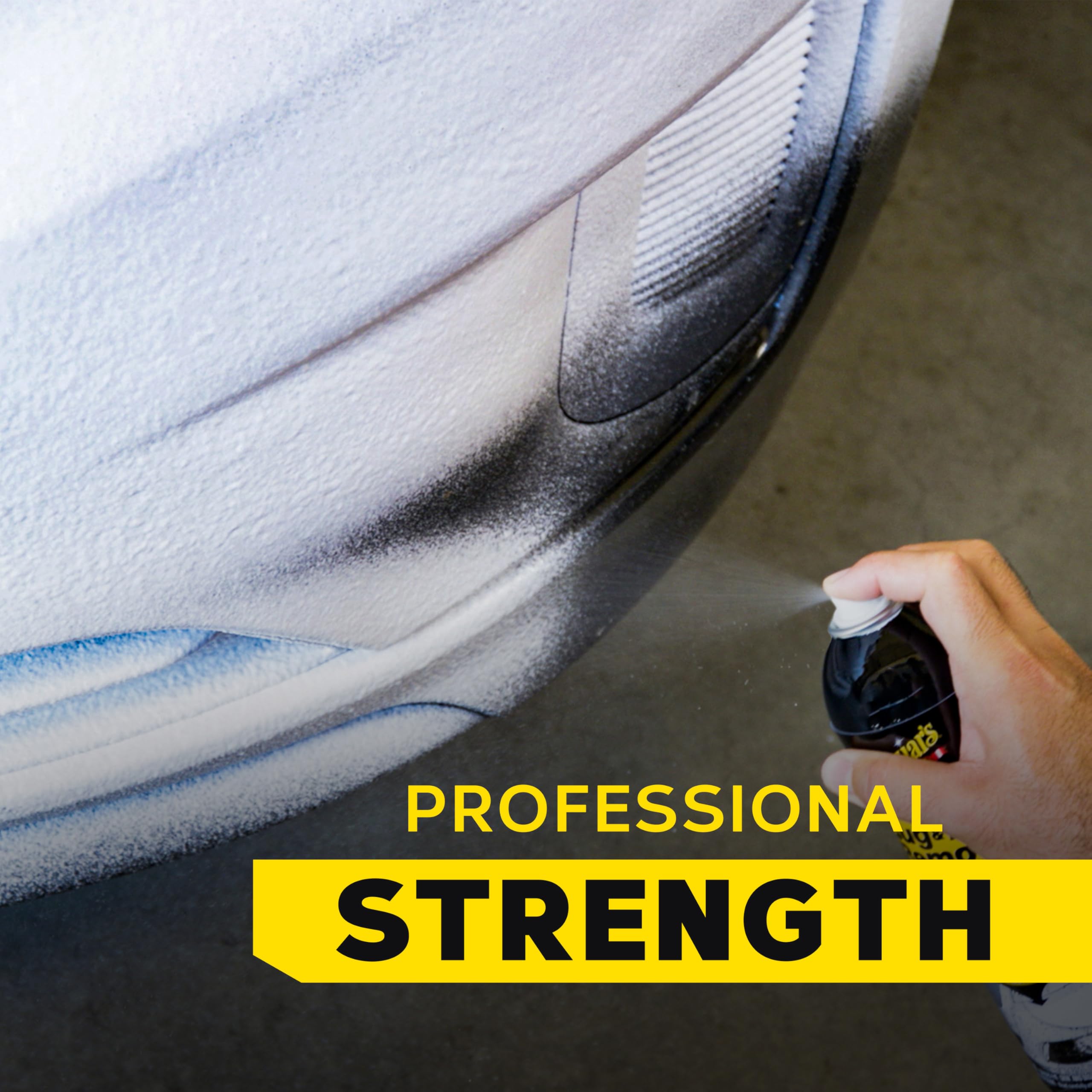 Meguiar'S Heavy Duty Bug & Tar Remover - Quick Bug Remover And Tar Remover Spray - Pro Strength Clear Coat Safe Technology With Powerful Foaming Action To Loosen Stuck Bugs, 15 Oz Aerosol