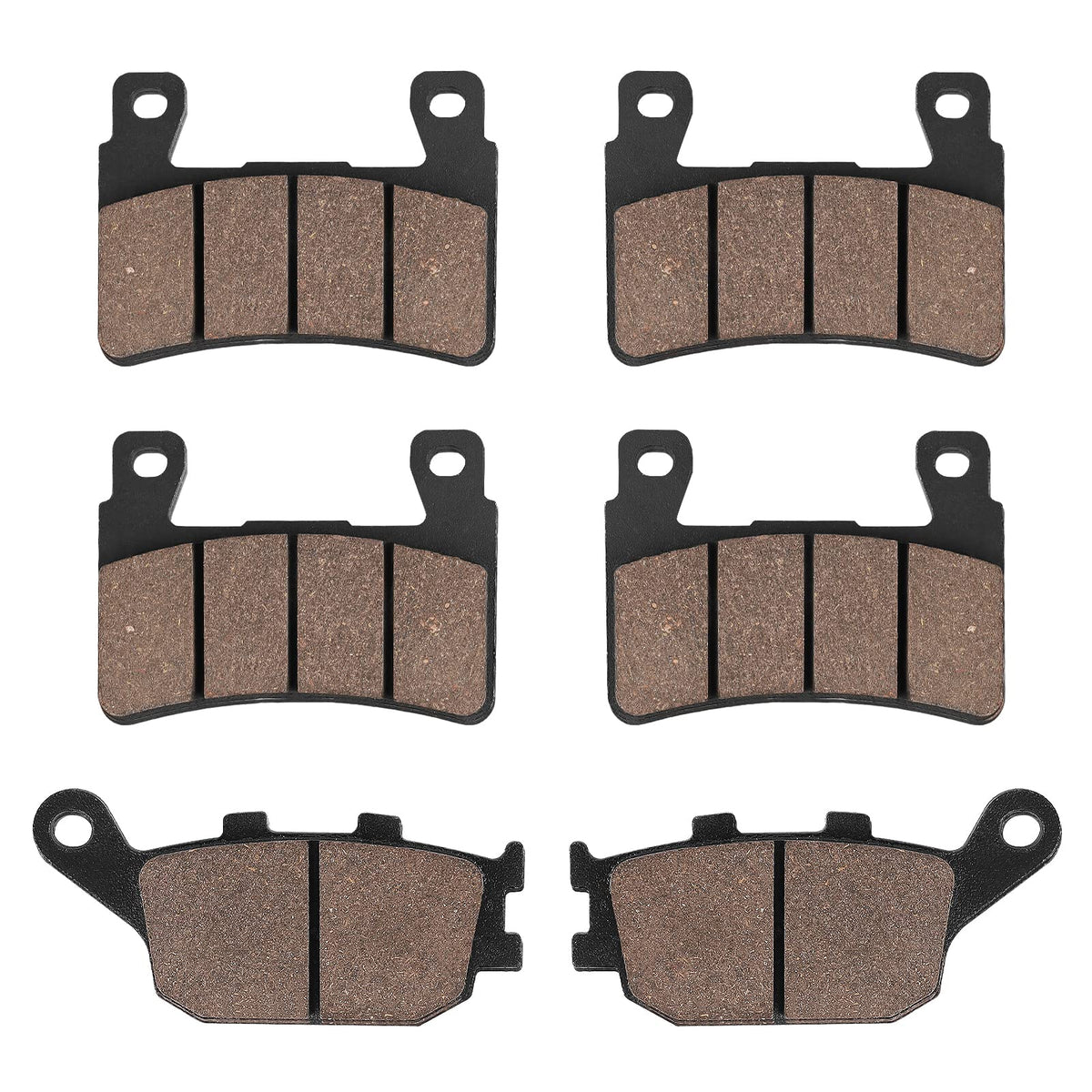 SOLLON Front and Rear Brake Pads for Honda CBR600 RR 2003-2004 CBR 600 F1 F2 F3 F4 F4i F5 F6 Sport 1999-2007 CBR900RR Fireblade 