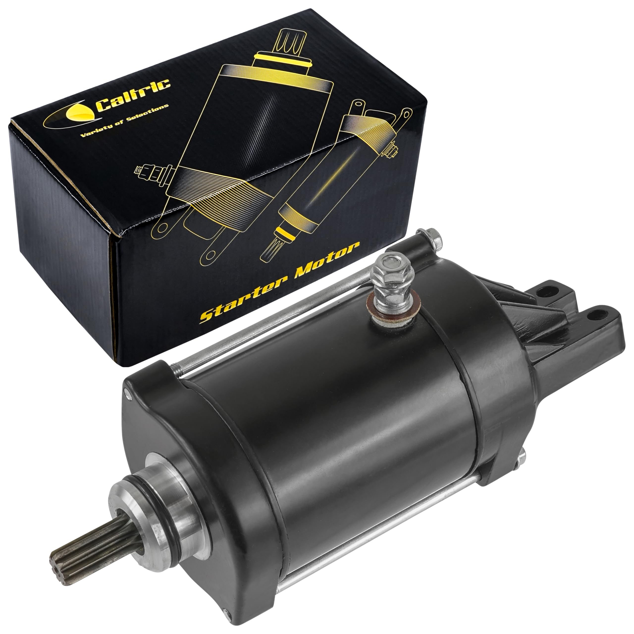 Caltric Starter Compatible with Honda Sxs700M2 Sxs700M4 Pioneer 700 2014 2015 2016 2017 2018 2019