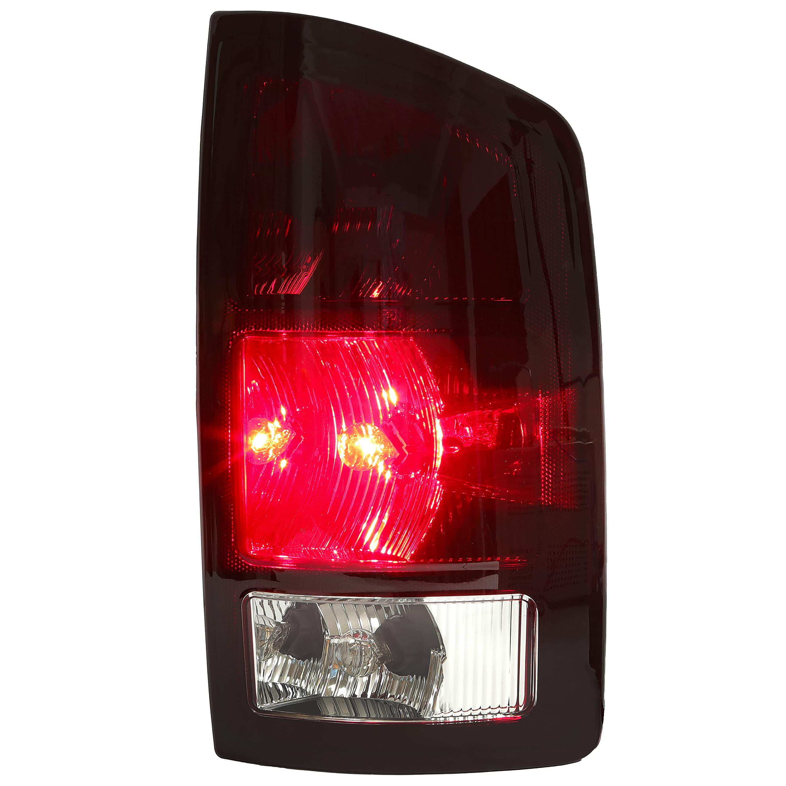 Ecotric Pair Tail Light Compatible With 2002-2006 Dodge Ram 1500/2003-2006 Ram 2500 3500 Taillight Turn Signal Light Replacement