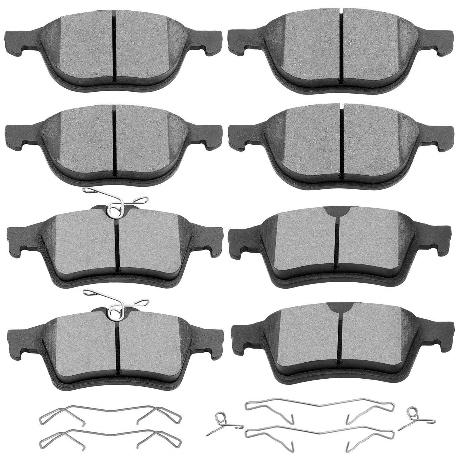 Scitoo D1044 D1095 Front Rear Ceramic Brake Pads Sets Fit For Ford For Ecosport/For Escape/For Focus/For Transit Connect,For Maz