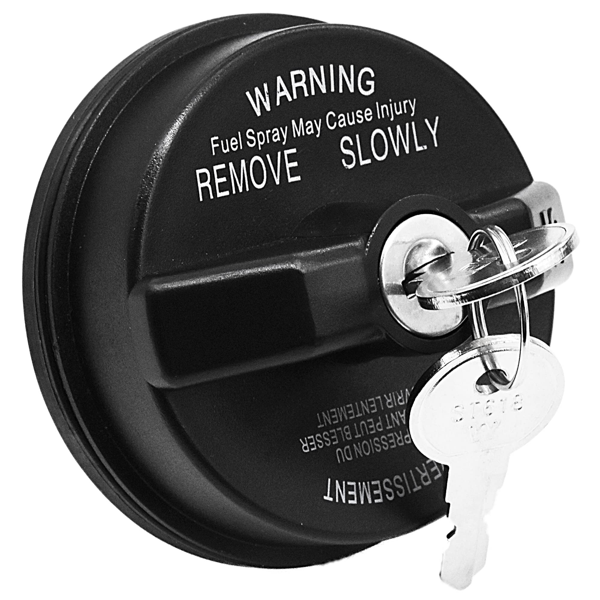 Fokes Locking Gas Cap, Lock Fuel Cap Compatible with Dodge Jeep Ram - Challenger Grand Caravan Ram 1500, Cherokee Wrangler TJ LJ