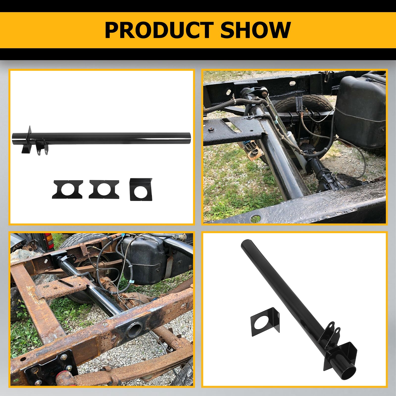 KUAFU Rear Upper Shock Mount Crossmember Compatible with 1999-2006 Chevy Silverado & GMC Sierra 1500 2500