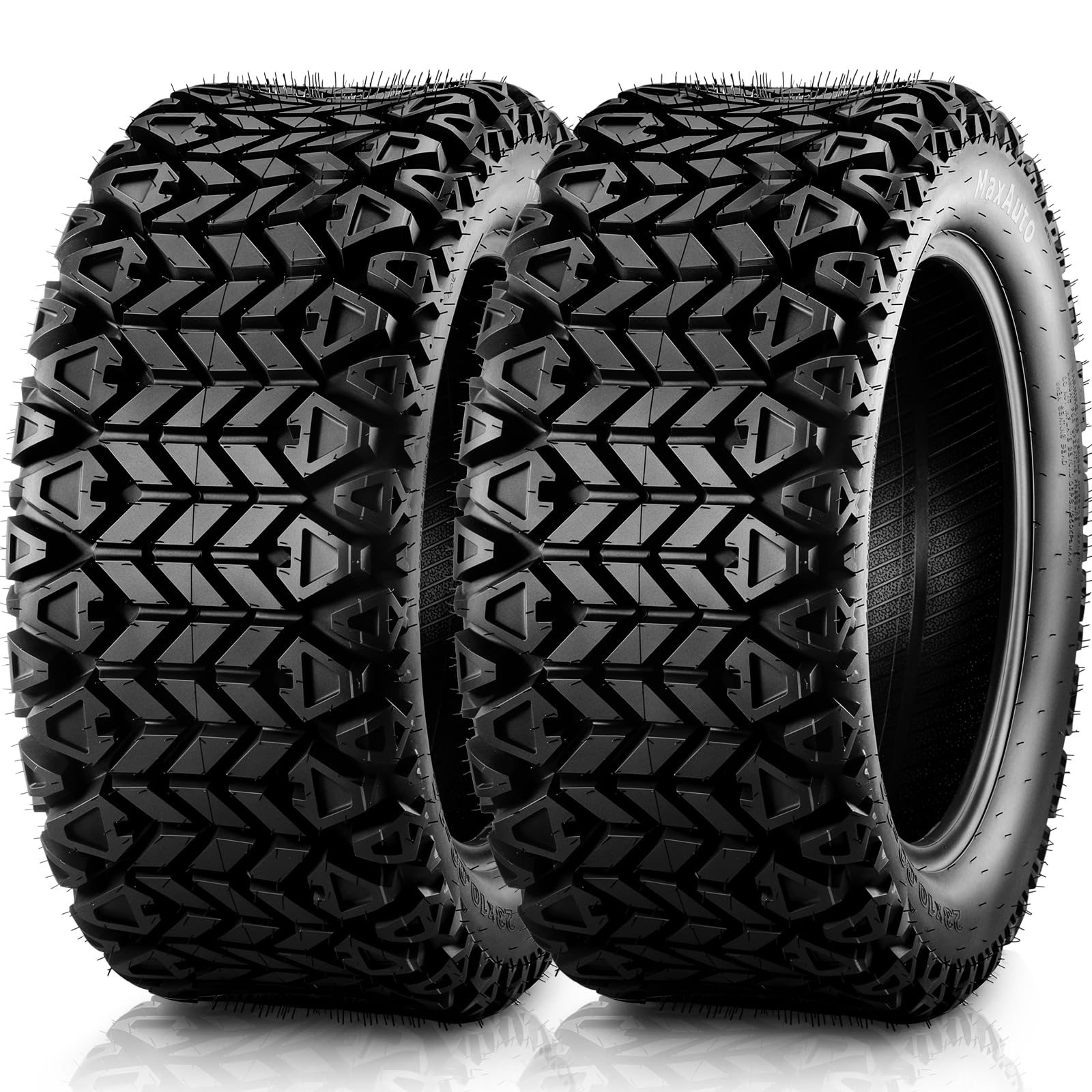 MaxAuto 23X10-14 Golf Cart ATV Tires, 23x10x14 Golf Cart Tires, All Terrain UTV ATV Tire Trail Tire, 23x10 14 Mud Sand Off-Road 