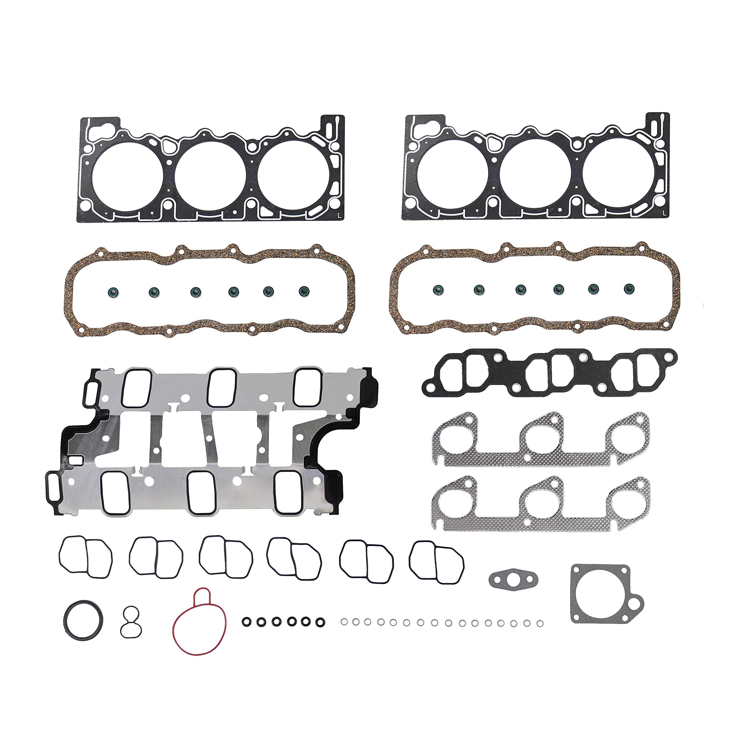 Dnj Hgs424 Graphite Cylinder Head Set For 1997-2000 / Ford, Mazda/Aerostar, B4000, Explorer, Ranger / 4.0L / Ohv / V6 / 12V / 24