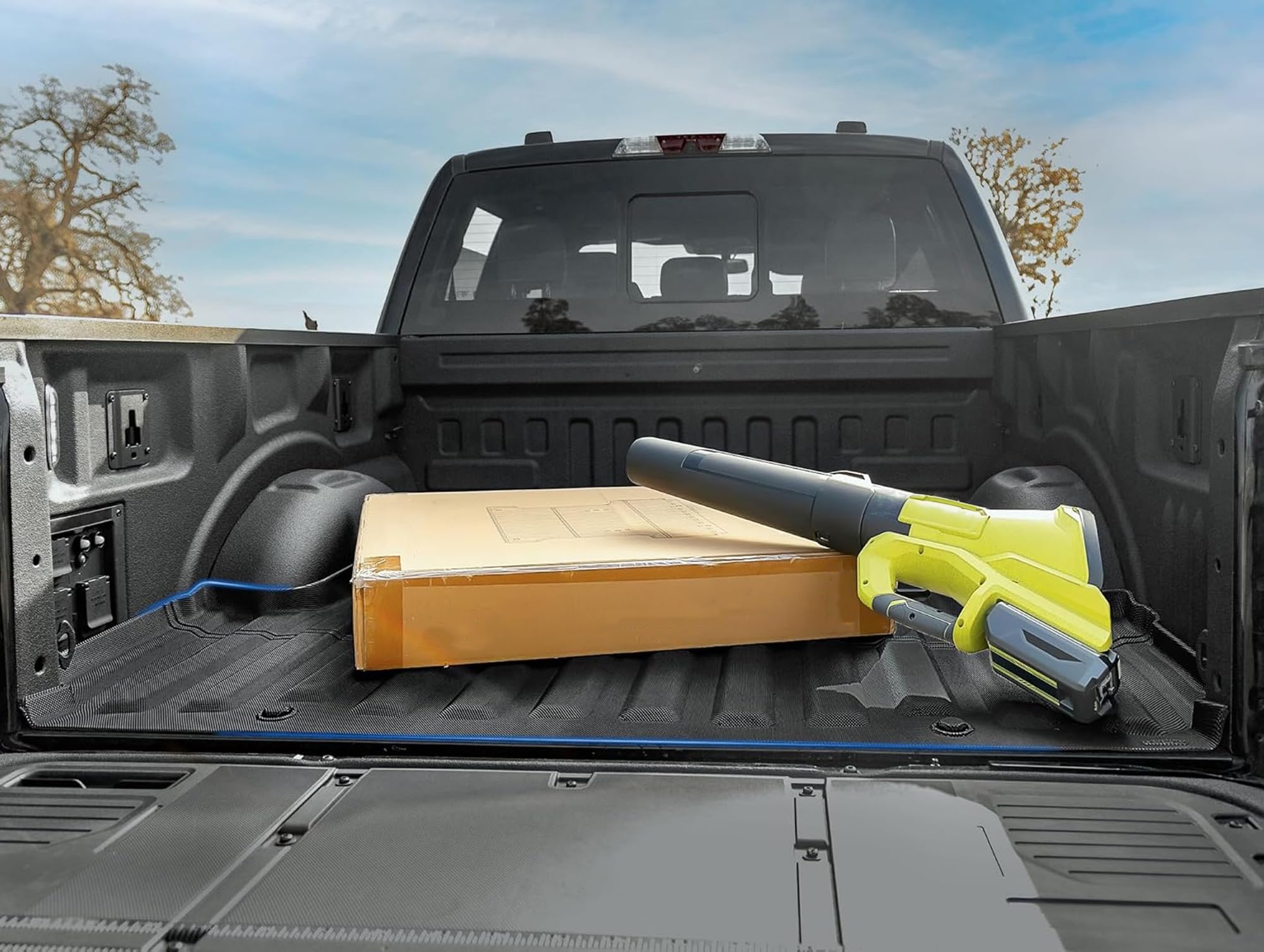 Oedro Truck Bed Mat Fit For 2024 2025 Toyota Tacoma 5Ft, Tpe All Weather 2024 Tacoma 5Ft Heavy Duty Pickup Bed Liner Accessories