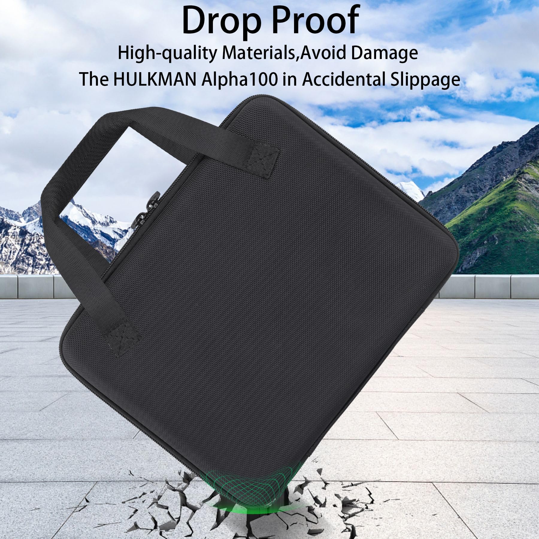 Replacement For Hulkman Alpha100 Jump Starter Hard Carrying Case By Aenllosi(Case Only)