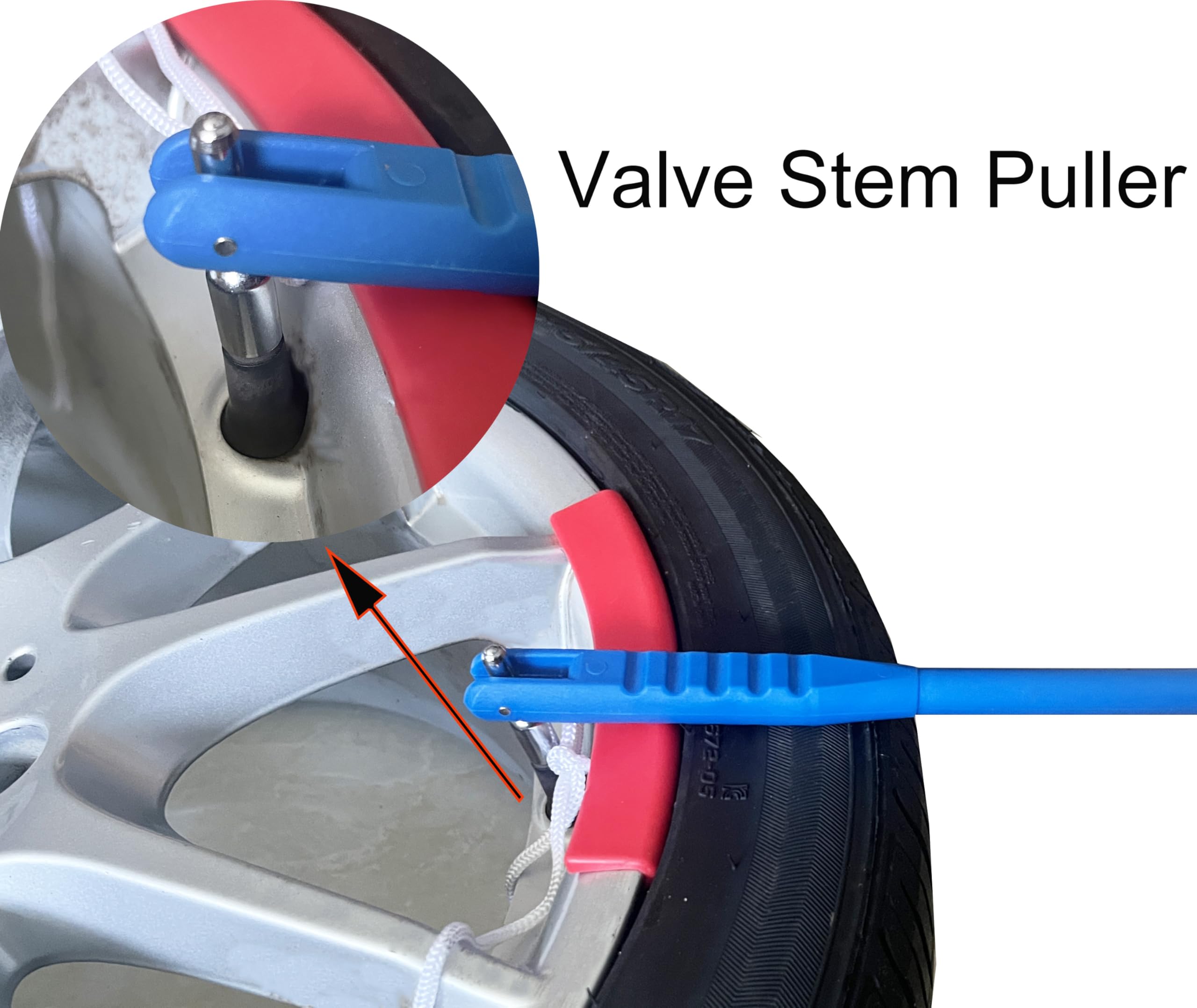 Zerint Ht-241B Tire Valve Puller Tool Tire Valve Stem With Valve Core Remover Tool No Scratch Valve Core Wrench For Car Bicycle