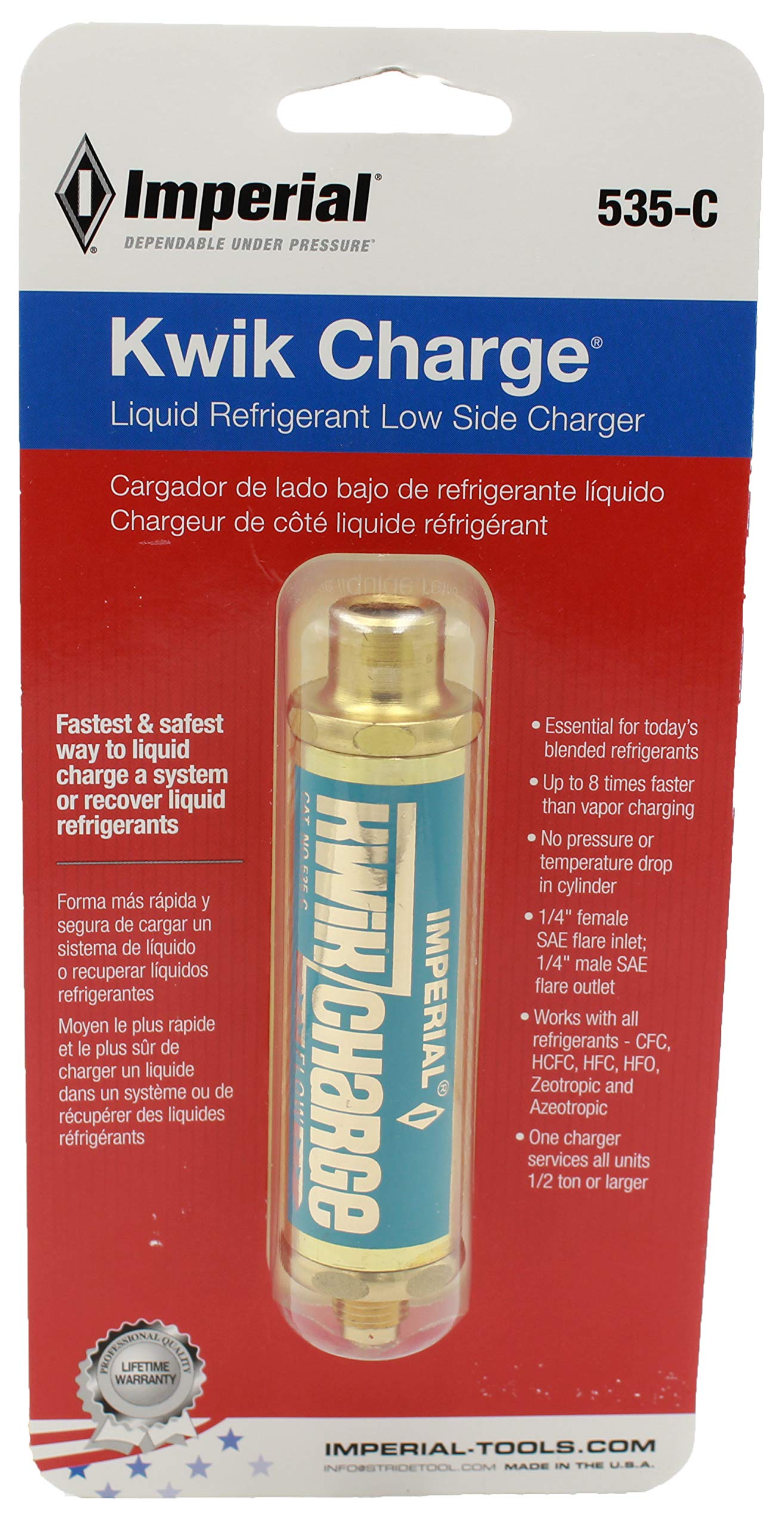 Imperial Tool 535C Kwik Charge Liquid Low Side Charger