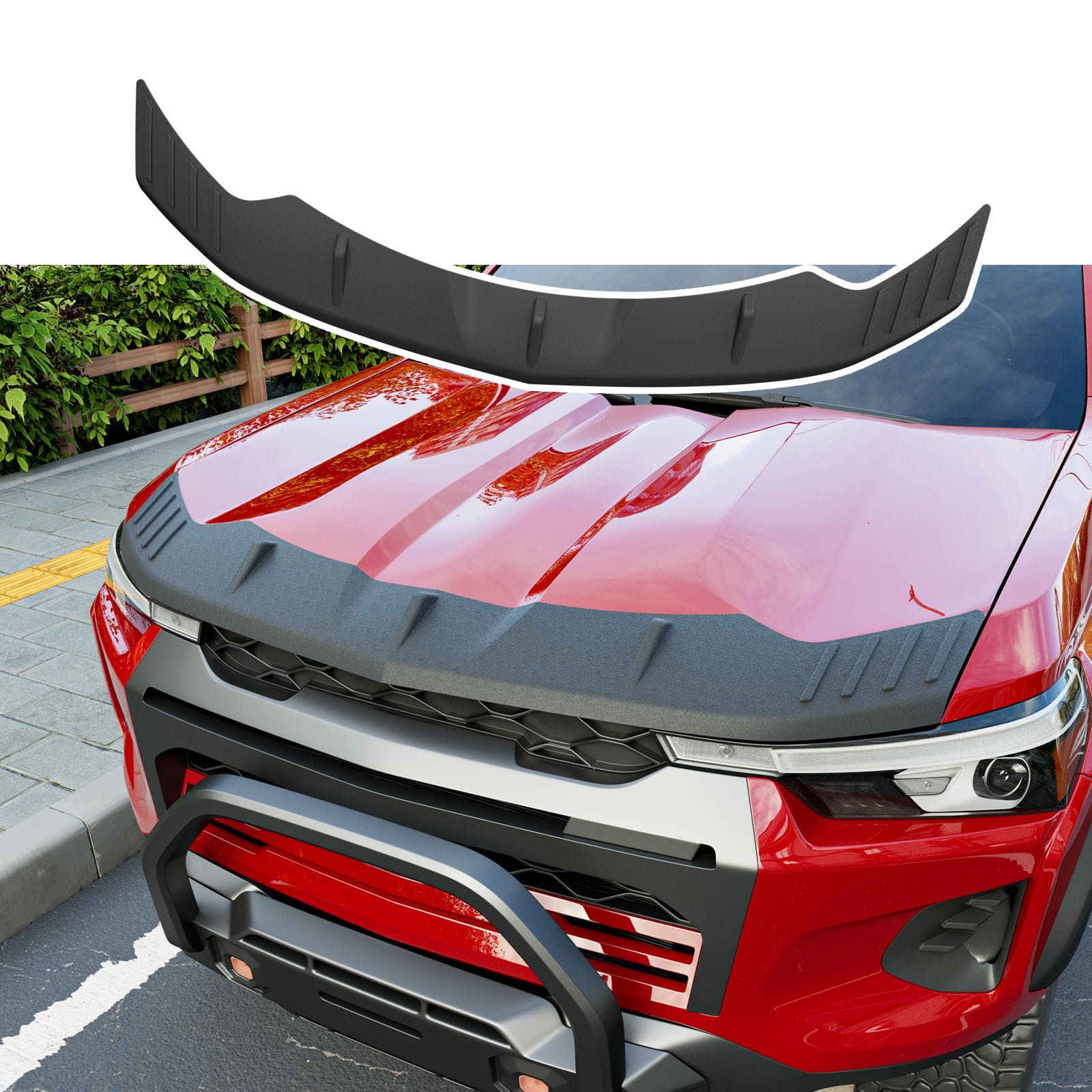 Xipoqix Hood Protector Compatible with 2023-2025 Chevy Colorado Shield Deflector Replacement Accessories
