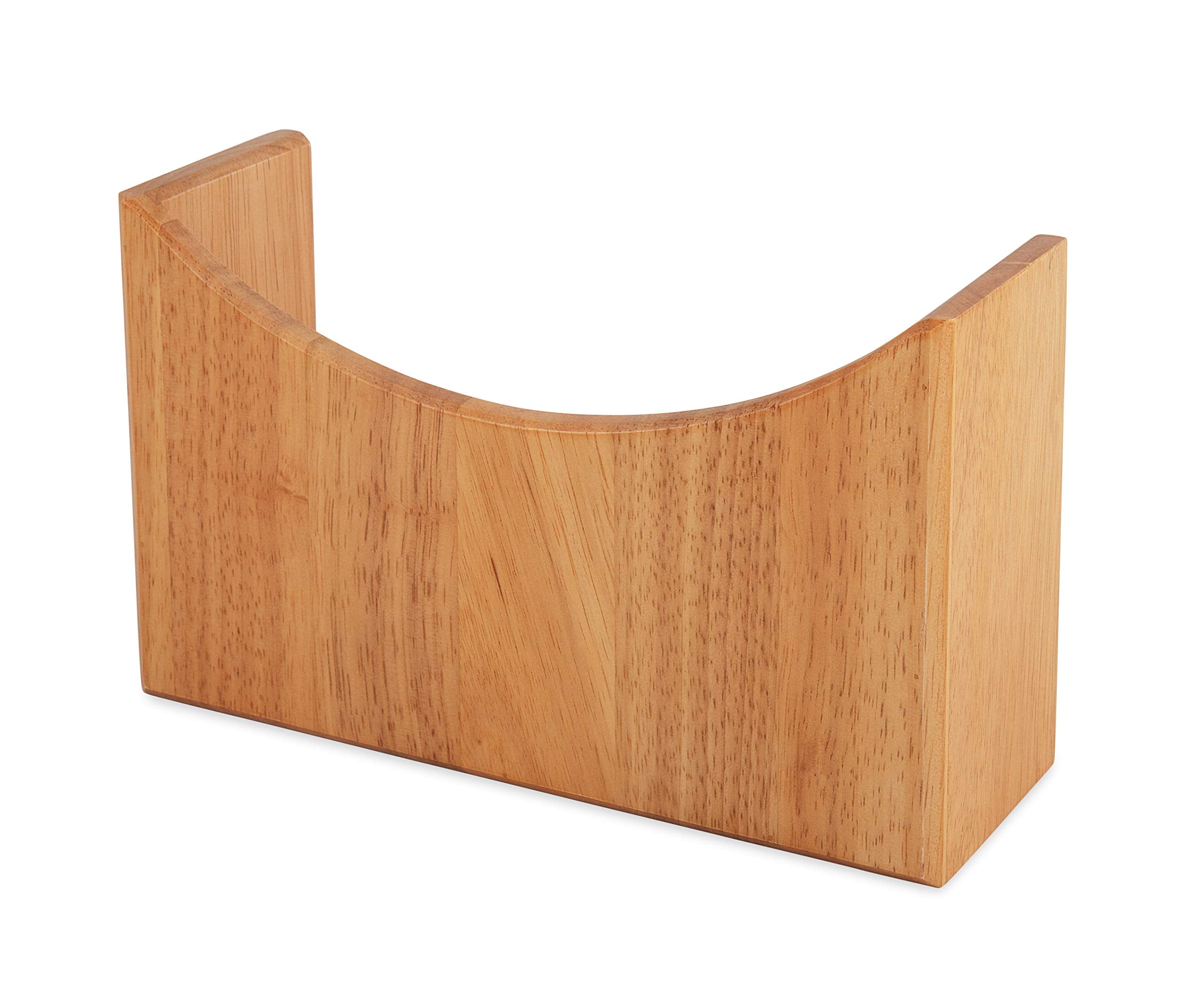 Camco Oak Accents Wall Organizer- Mountable Organizer Stores Tablets, Magazines, Books, Headphones and More, Easy Set Up - Oak W