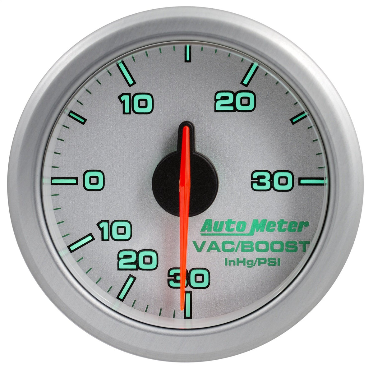 Auto Meter Autometer 9159-Ul 2-1/16'' Boost/Vac, 30 In Hg/30 Psi, Airdrive, Silver