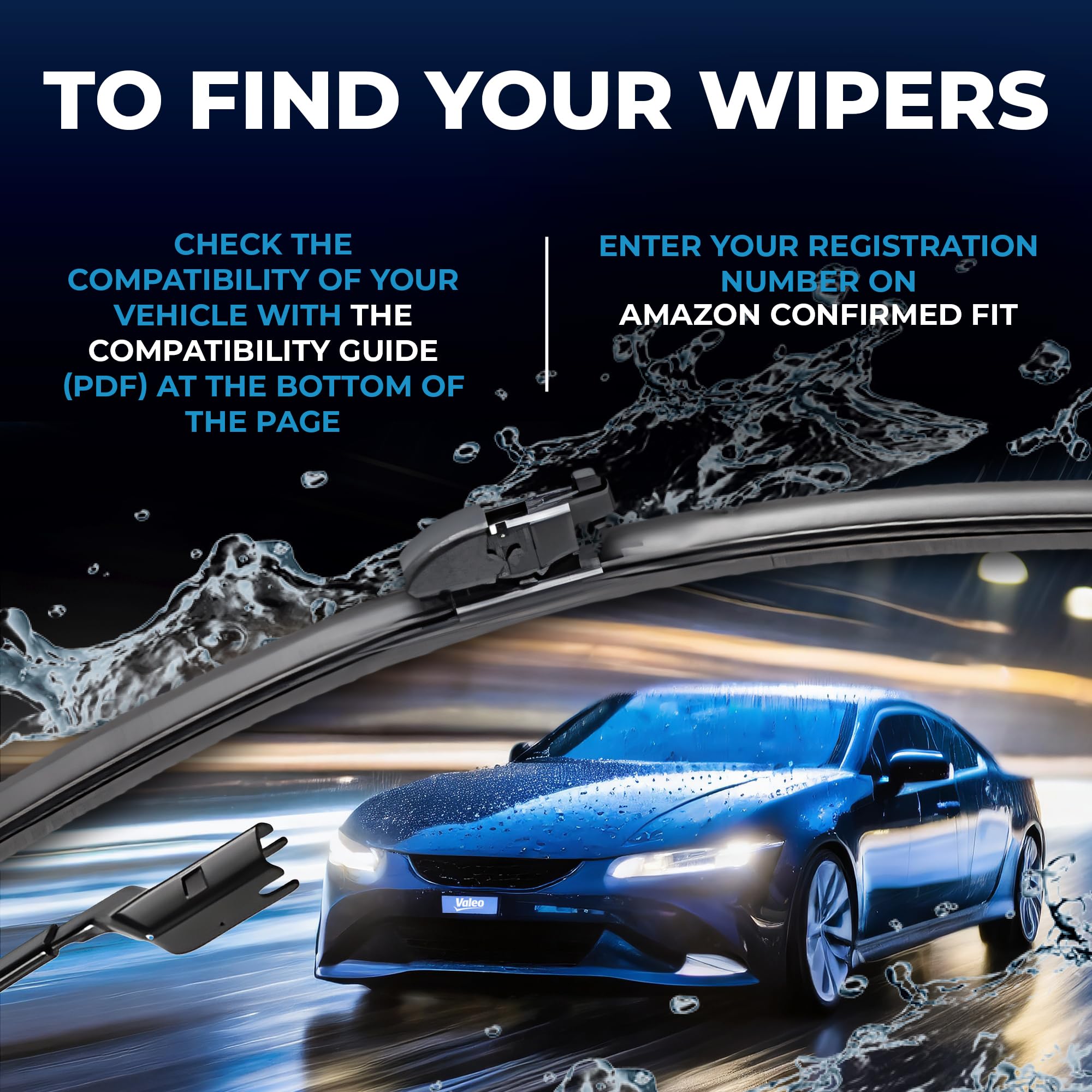 Valeo 574709 (Vm389) Silencio X-Trm Wiper Blade Set - 26''/18'' (Pack Of 2)