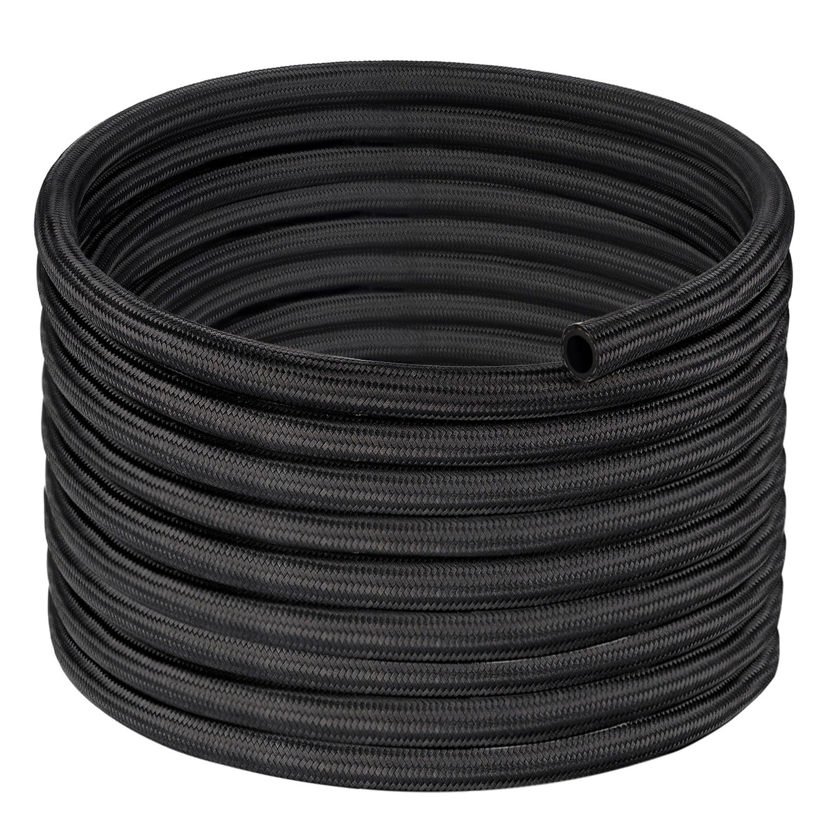 Evil Energy 6An Fuel Line, An6 Braided Fuel Hose Nylon Cpe 25Ft Black