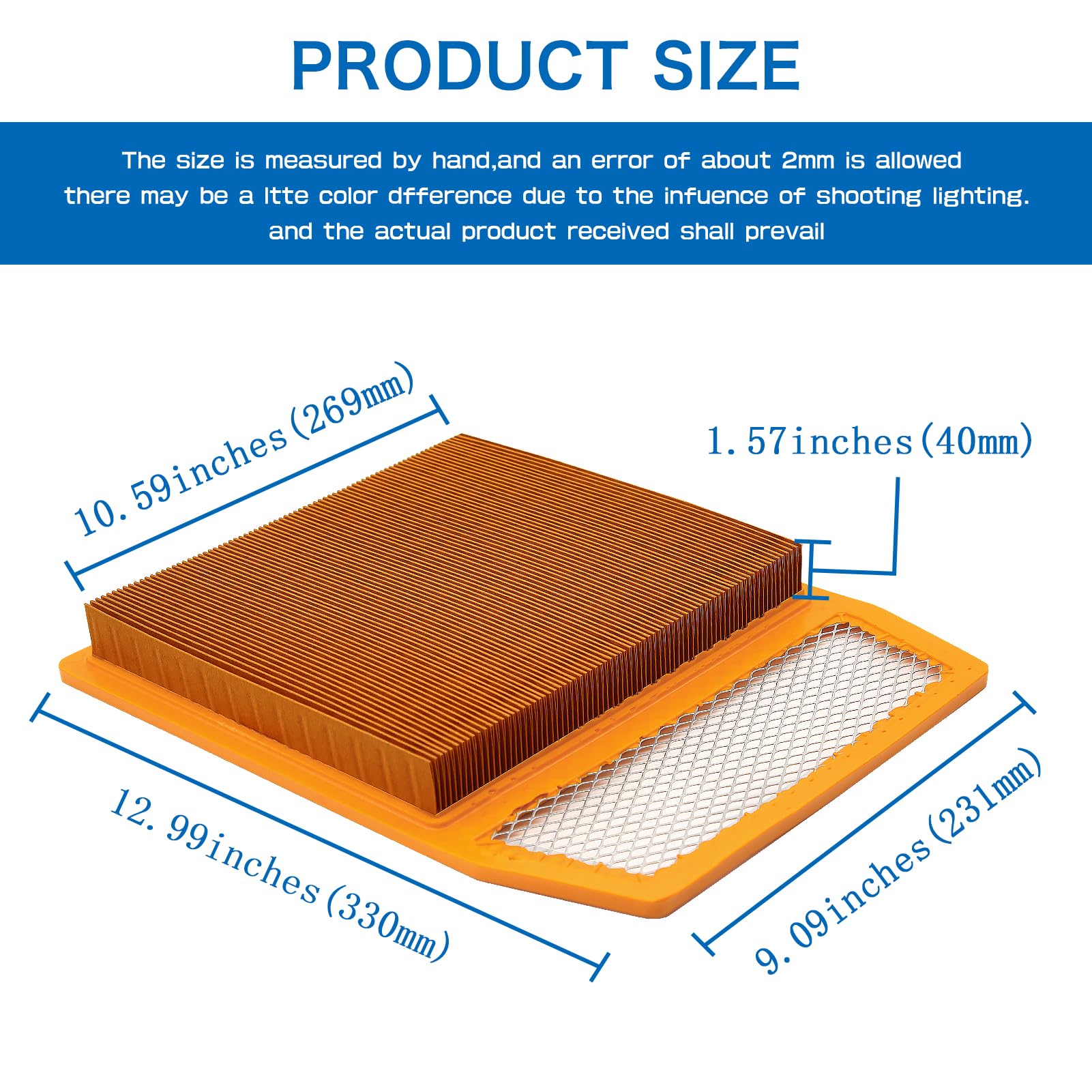 LOCOPOW 707800327 Air Filter for Can Am Commander Maverick 1000 1000R 800R Max X XT XTP XDS XMR XRS XXC DPS LTD 2011 2012 2013 2