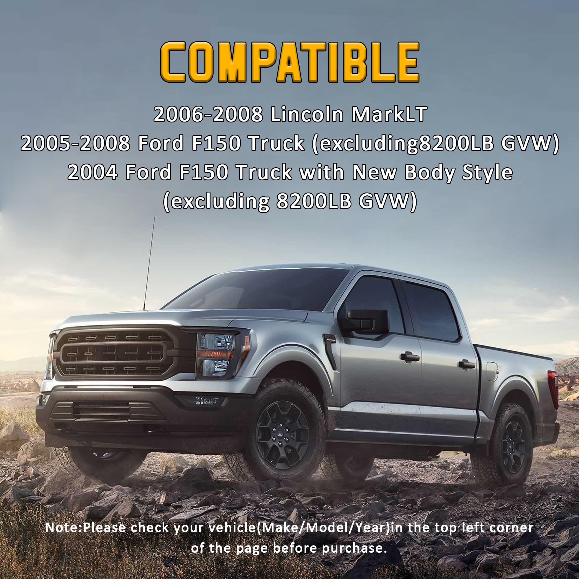 AngyMeck 2PCS Front Lower Control Arm w/Ball Joint Suspension Kit For Ford F-150 2004 2005 2006 2007 2008 For Lincoln Mark LT 20