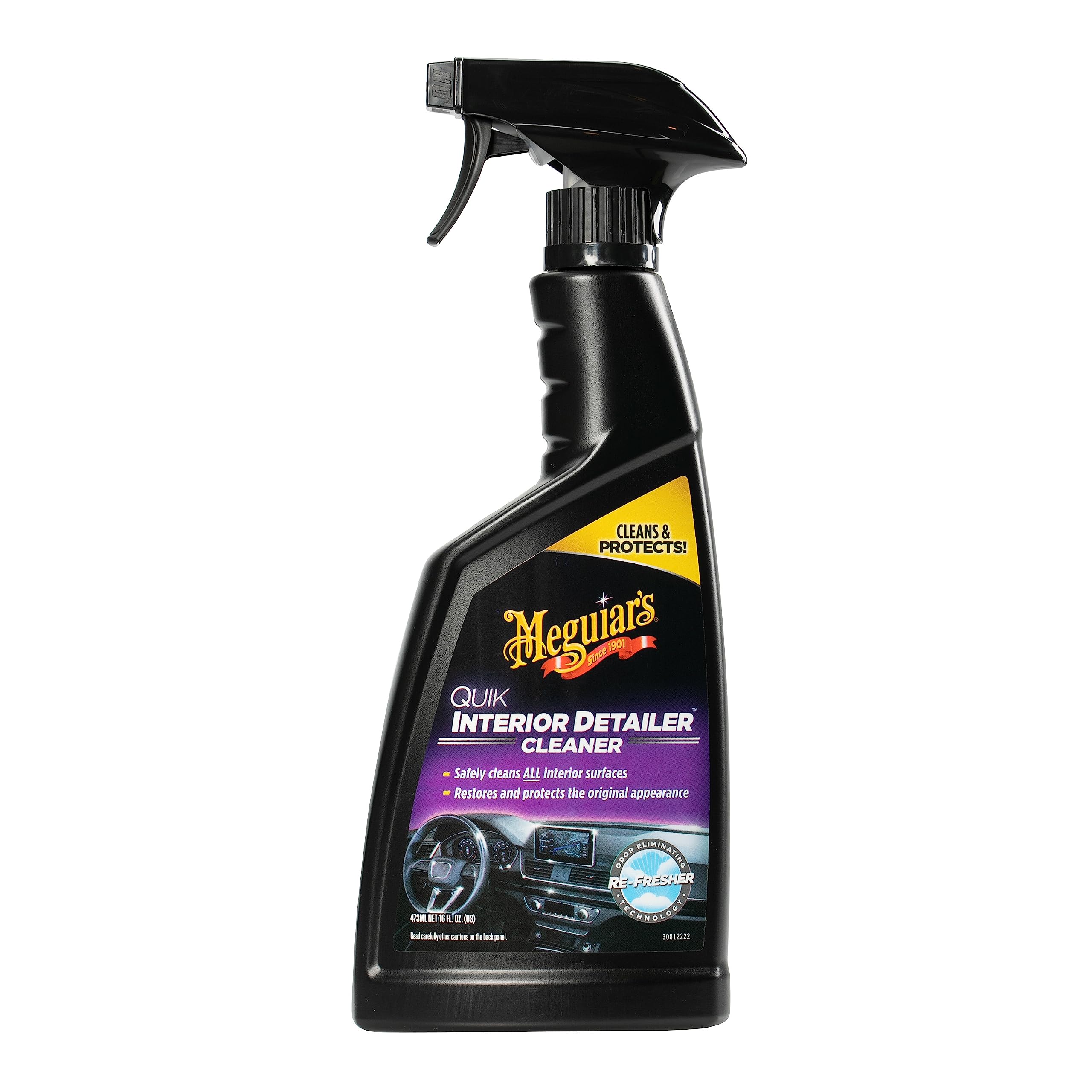 Meguiars Quik Interior Detailer - This Non-Greasy Formula Cleans and Protects All Interior Surfaces - Easy Cleaning and Interior