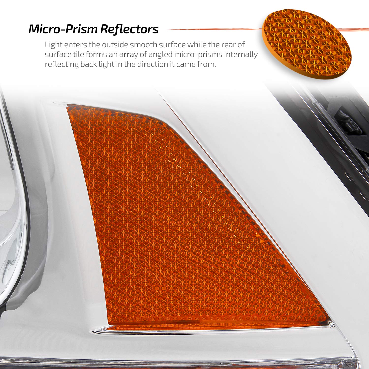 Akkon - [Factory Upgrade For 09-18 Dodge Ram 1500 2500 3500 Dual Projector Led Drl Headlights With Light Bulbs