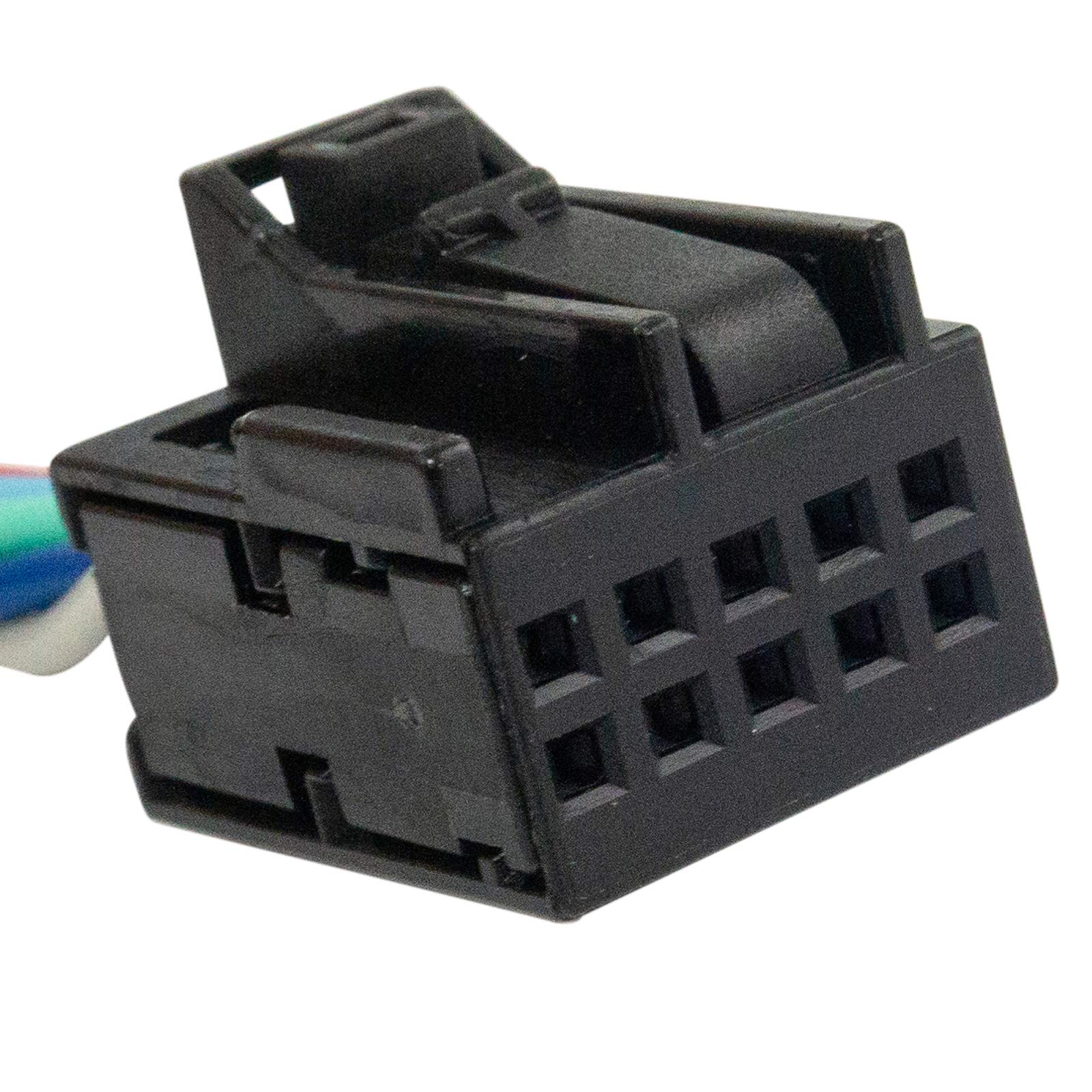 Trq Right Mirror With Memory Without Blind Spot Indicator With Black Cover Passenger Side Compatible With 2011-2018 Dodge Durang