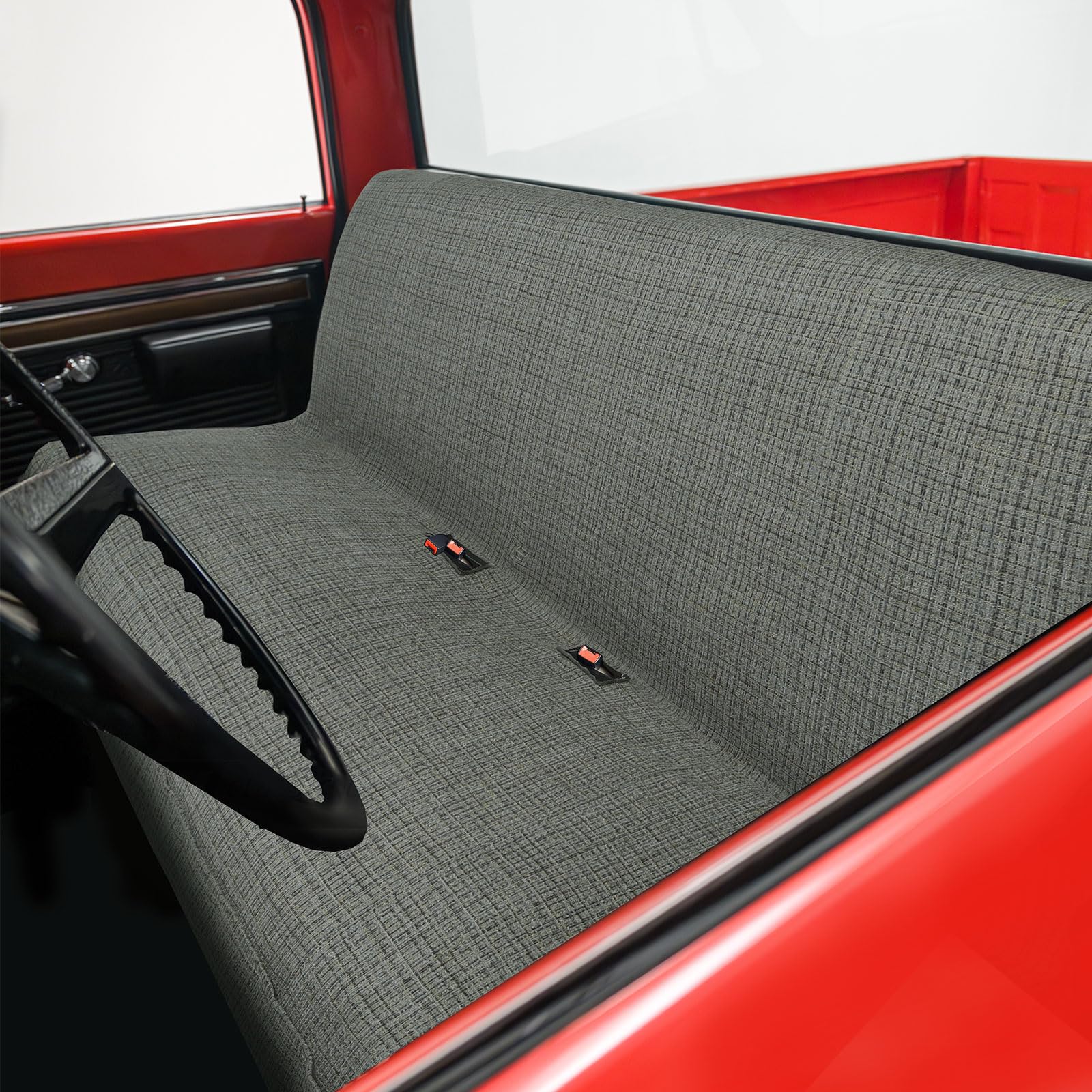 XCAR Blanket Full Size Pickup Trucks Bench Seat Cover Universal Work with Bench Seats Dark Grey