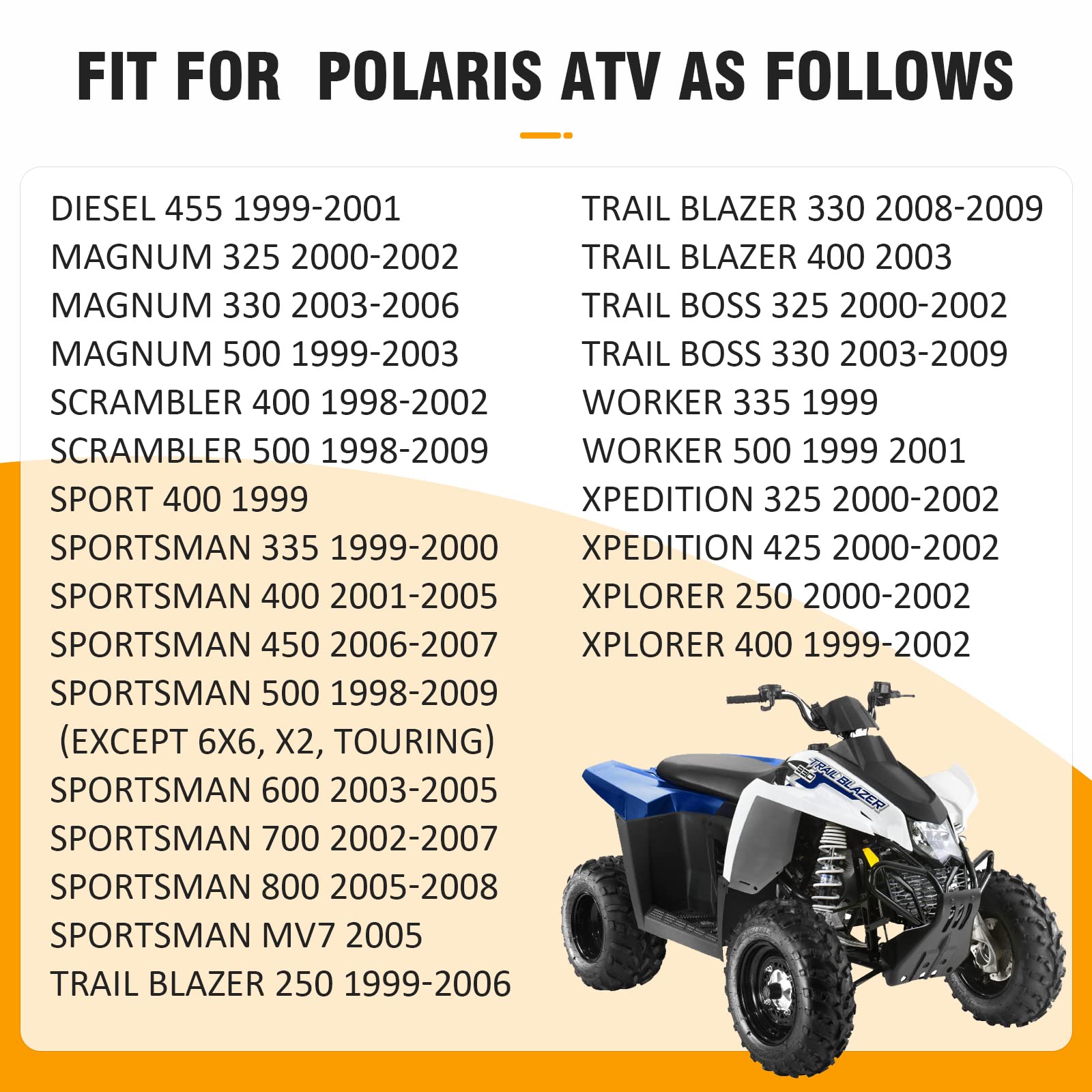 M MATI Rear Brake Master Cylinder for Polaris Sportsman Scrambler Magnum Trail Blazer Trail Boss Xpedition Xplorer 500 450 425 4